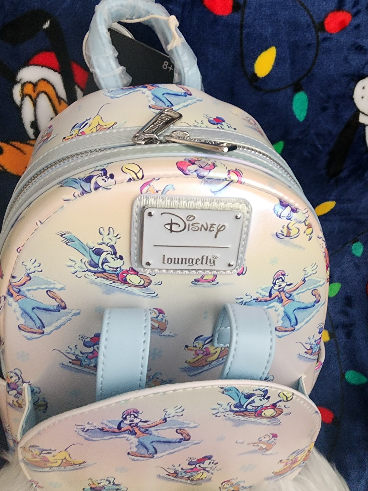 Loungefly Disney Mickey and Friends Winter Fun Backpack and Headband Set