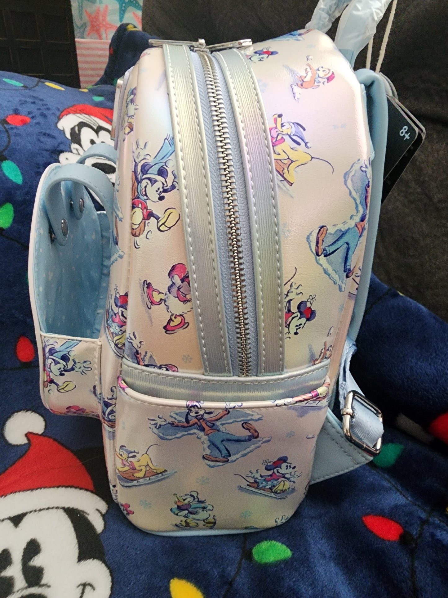 Loungefly Disney Mickey and Friends Winter Fun Backpack and Headband Set