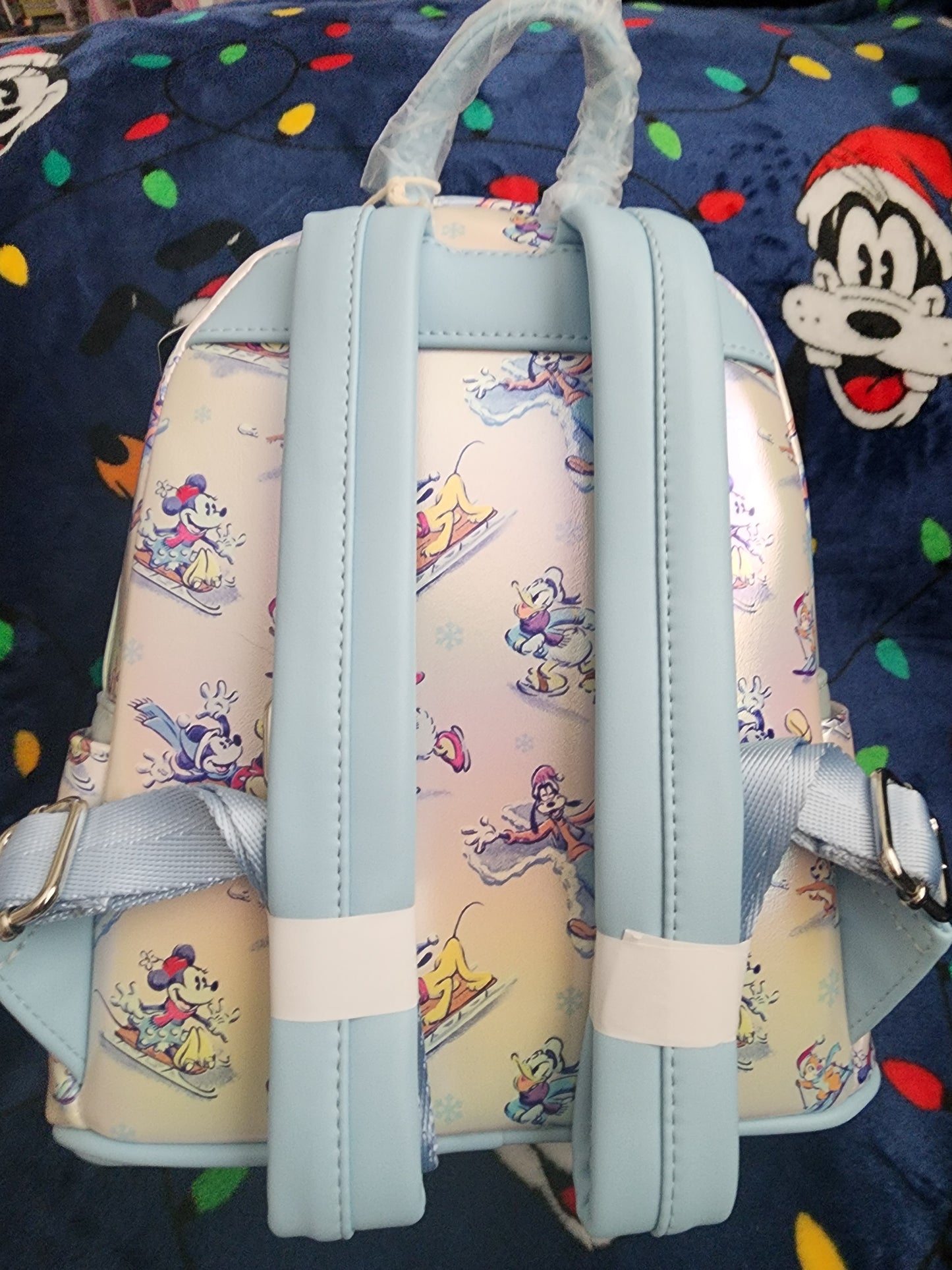 Loungefly Disney Mickey and Friends Winter Fun Backpack and Headband Set