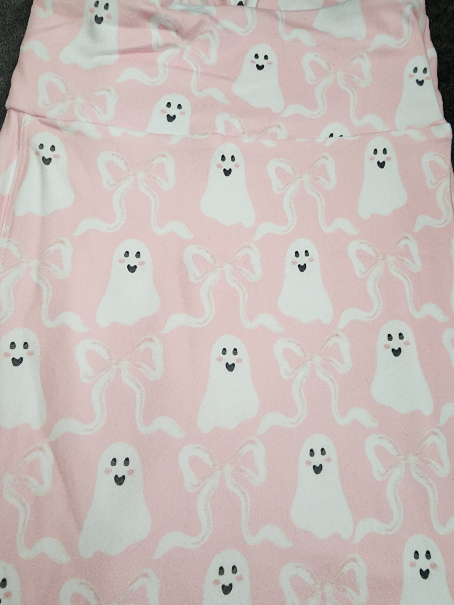 CP Cute Ghosts and Bows Halloween Leggings