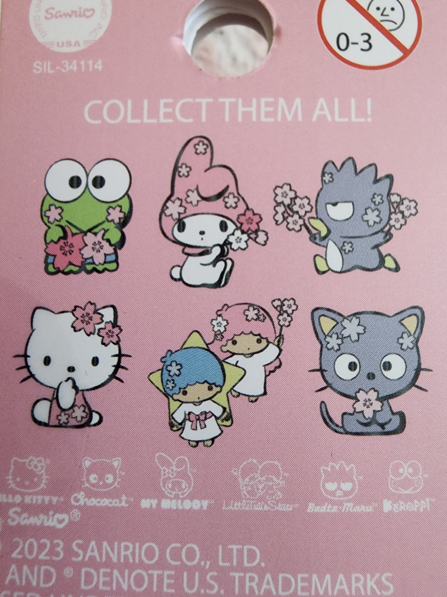 Hello Kitty and Friends Cherry Blossom Mystery Pins