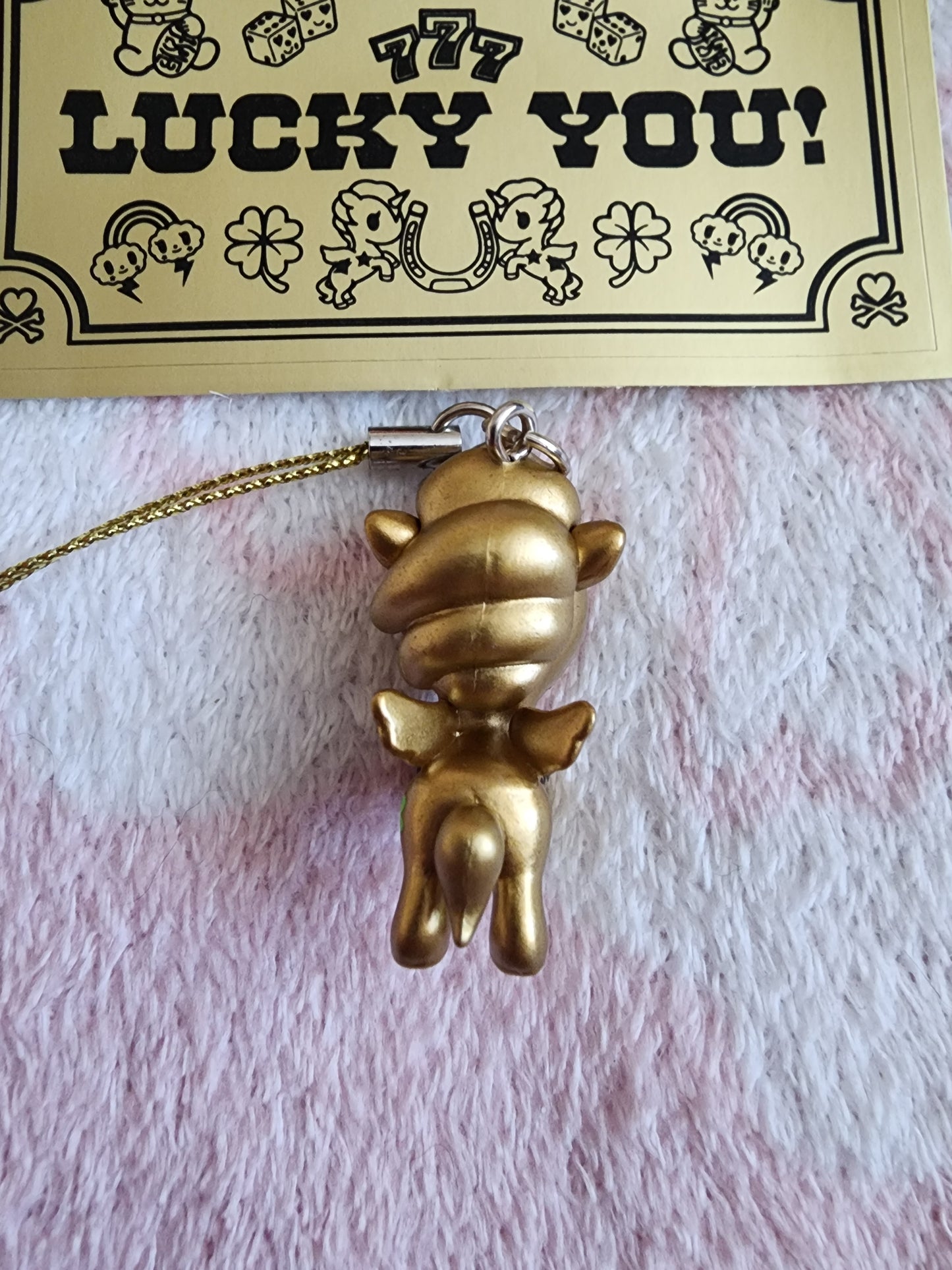 Tokidoki Unicorno Lucky Charm called Lucky Goldie Bonus from Mystery Boxes