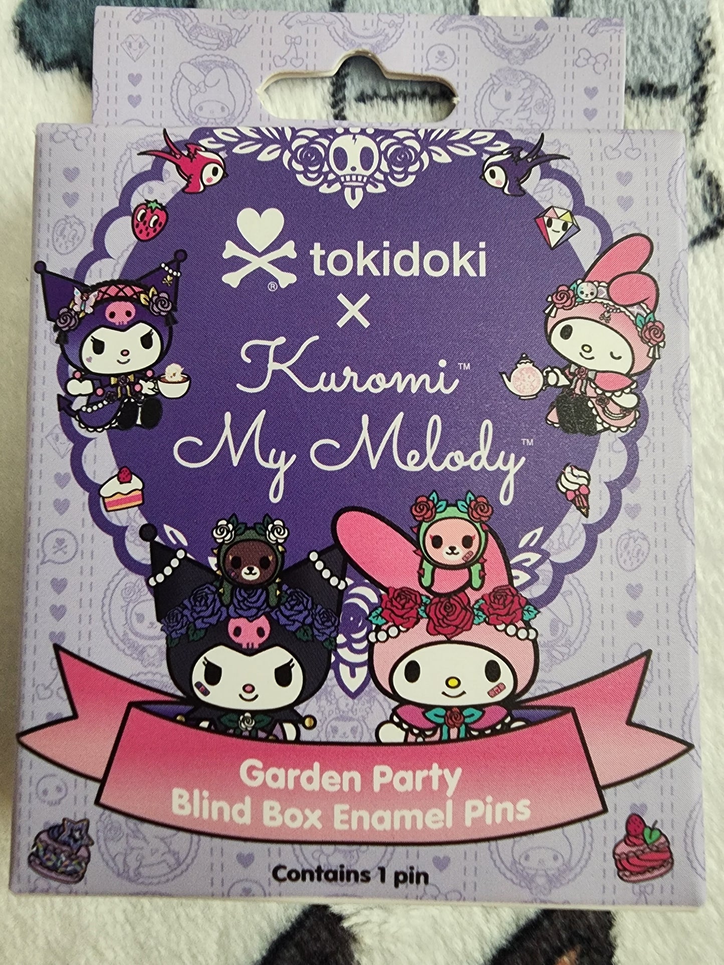 Tokidoki Kuromi & My Melody Tea Time Mystery Pins