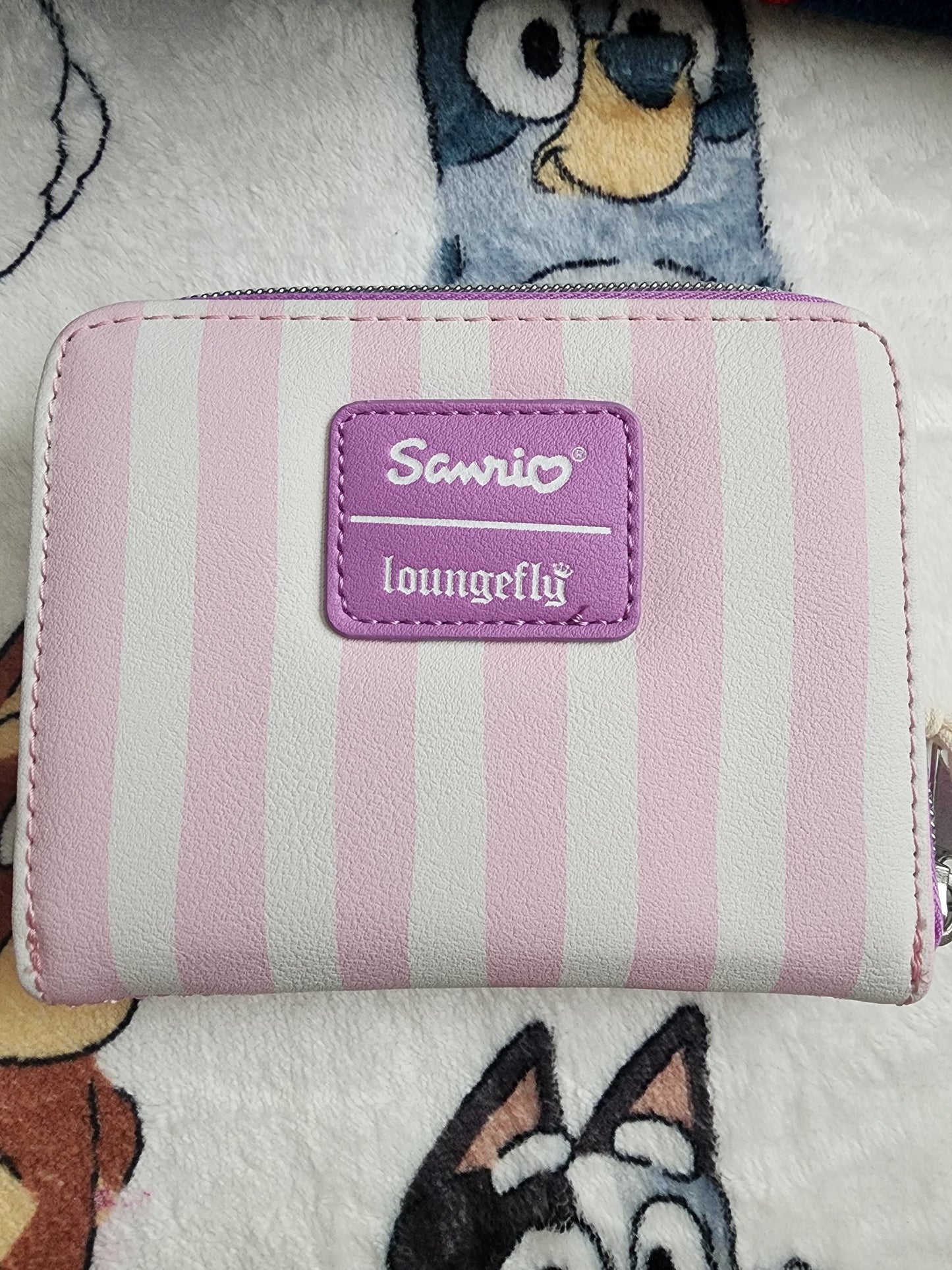 Loungefly Hello Kitty Mini Sweets Pink Stripe Wallet