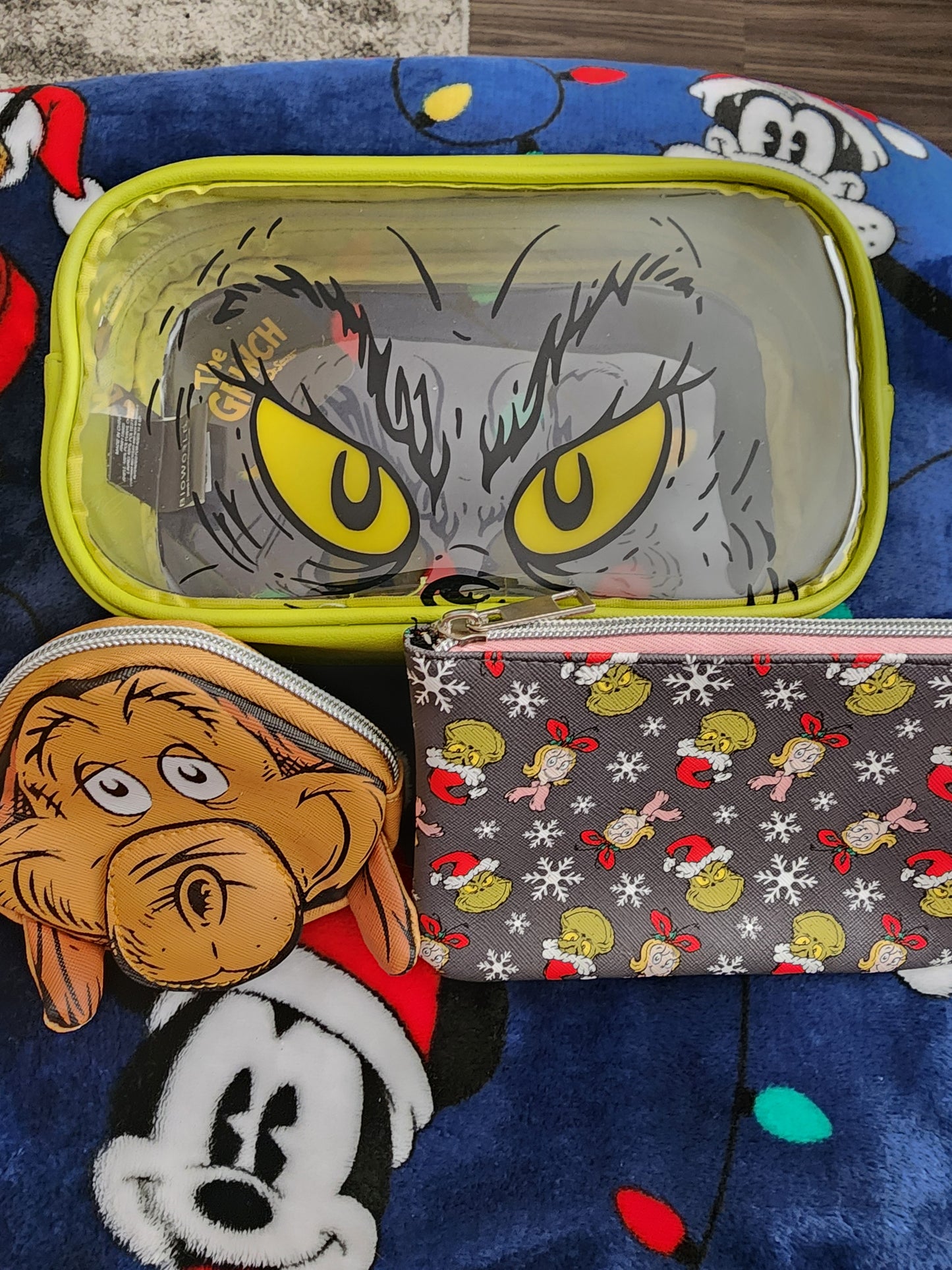 The Grinch Holiday Cosmetic Bags Set