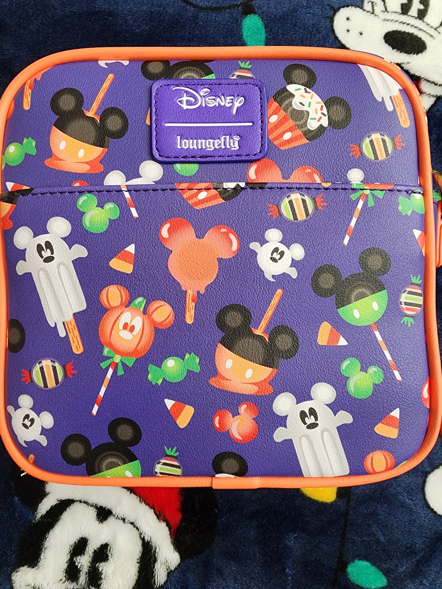 Loungefly Disney Mickey Mouse Halloween Treats Crossbody Bag