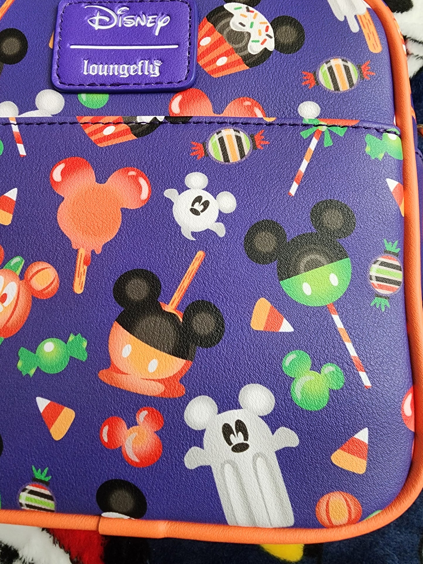 Loungefly Disney Mickey Mouse Halloween Treats Crossbody Bag