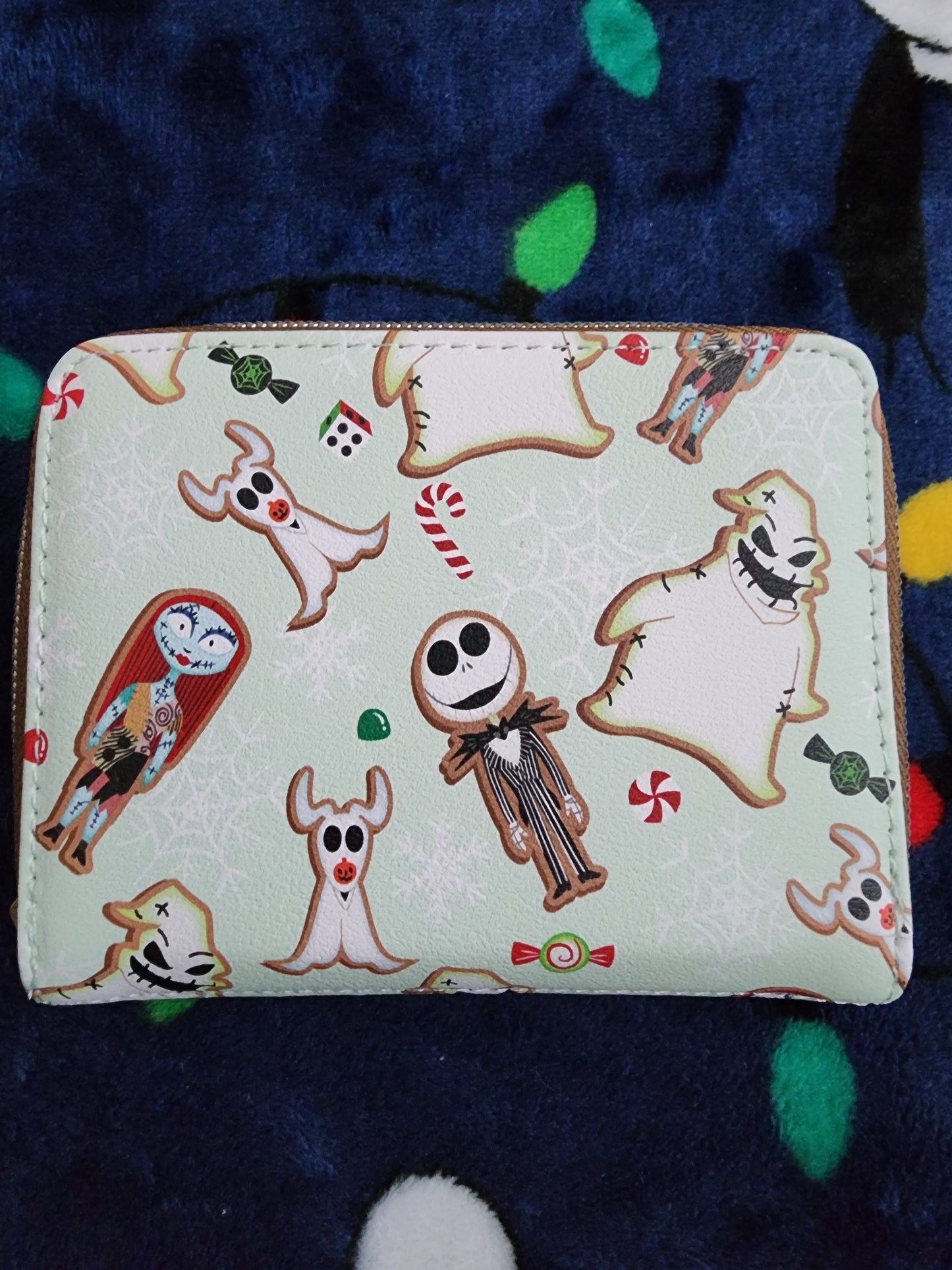 Loungefly Disney Nightmare Before Christmas Gingerbread Cookie Holiday Wallet