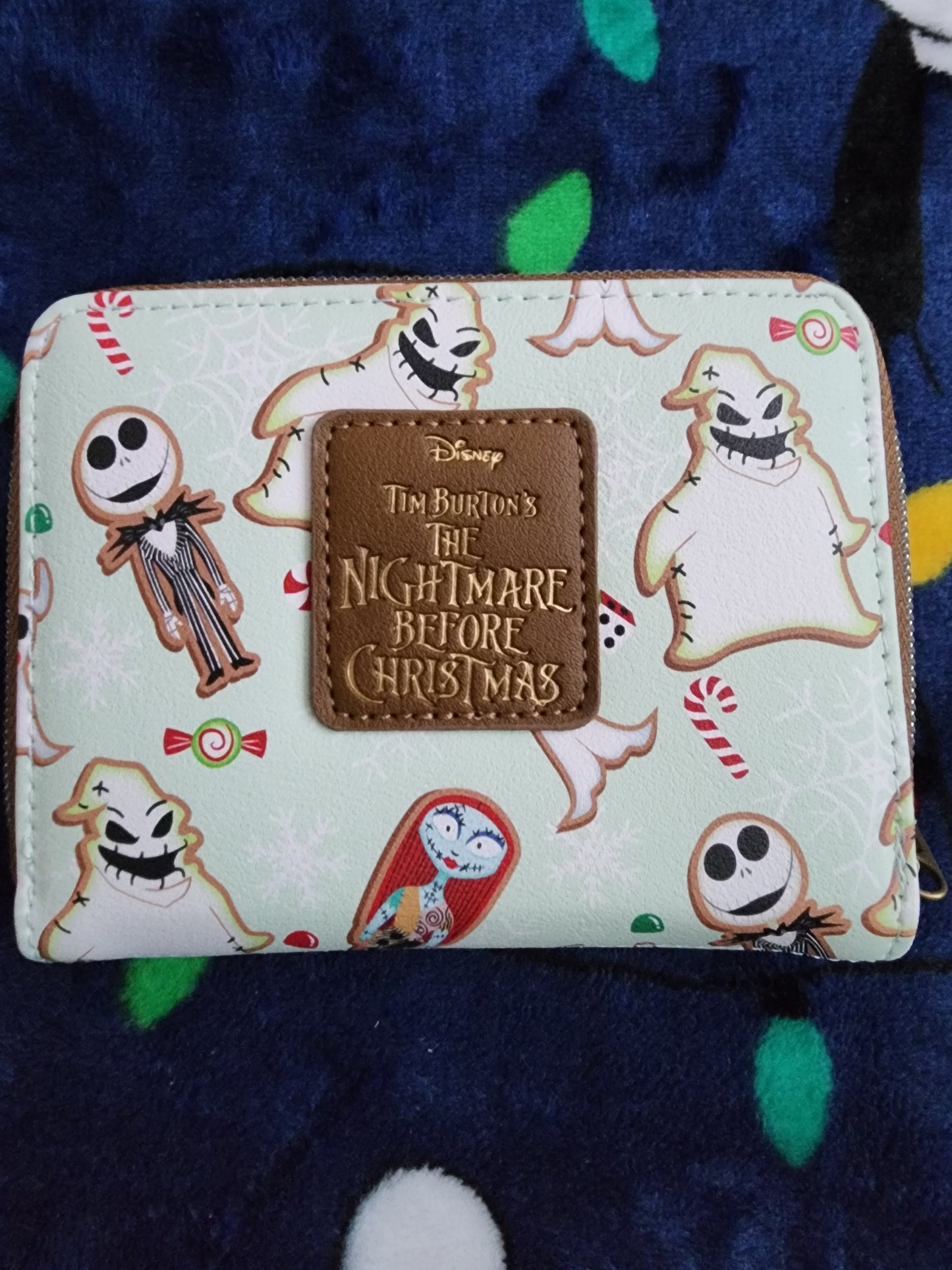 Loungefly Disney Nightmare Before Christmas Gingerbread Cookie Holiday Wallet