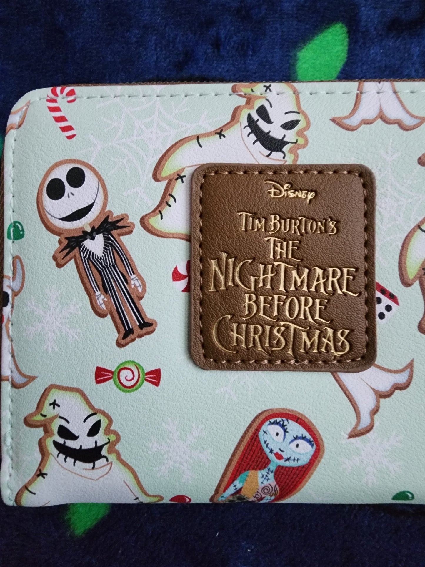 Loungefly Disney Nightmare Before Christmas Gingerbread Cookie Holiday Wallet