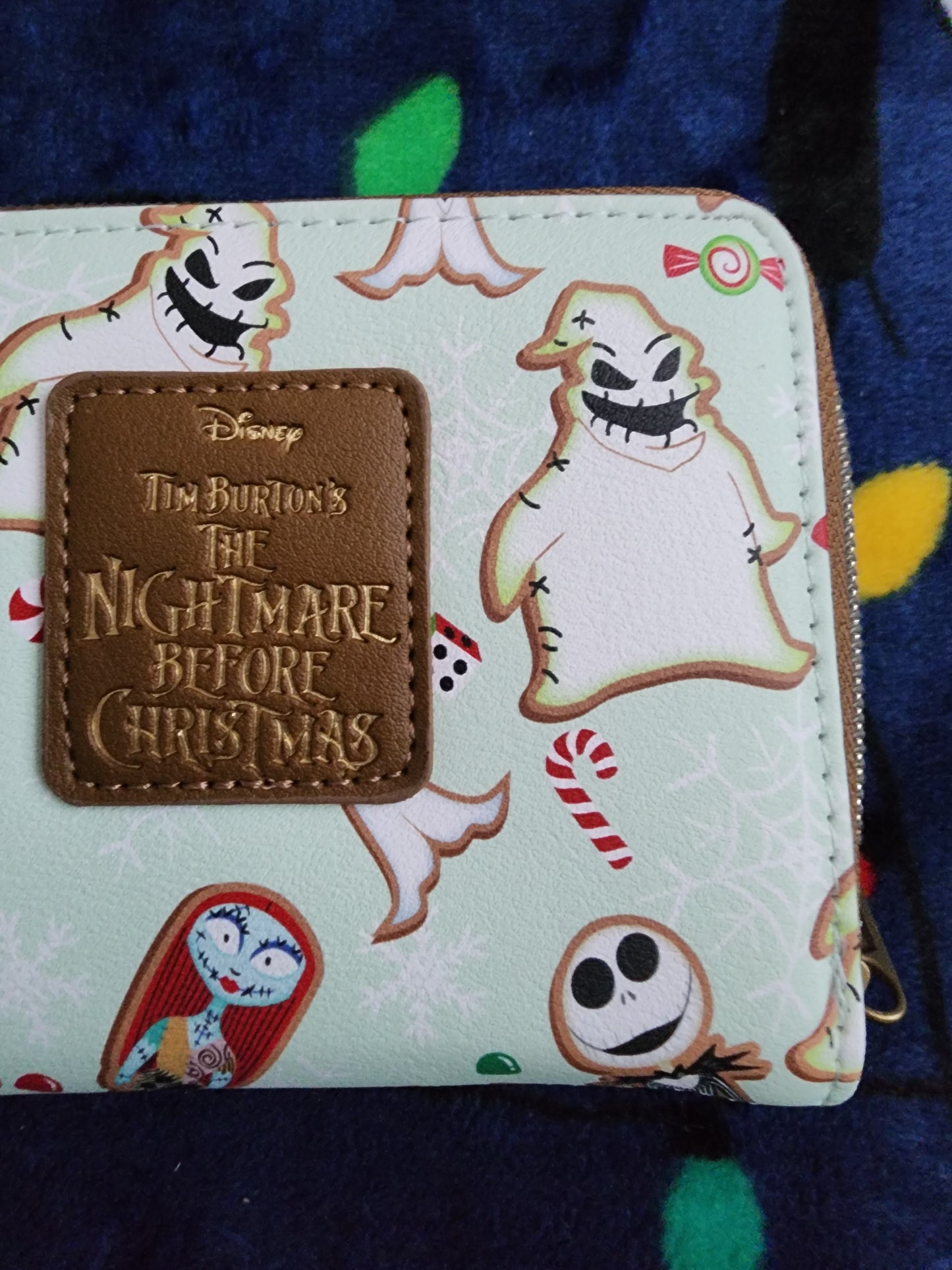 Loungefly Disney Nightmare Before Christmas Gingerbread Cookie Holiday Wallet