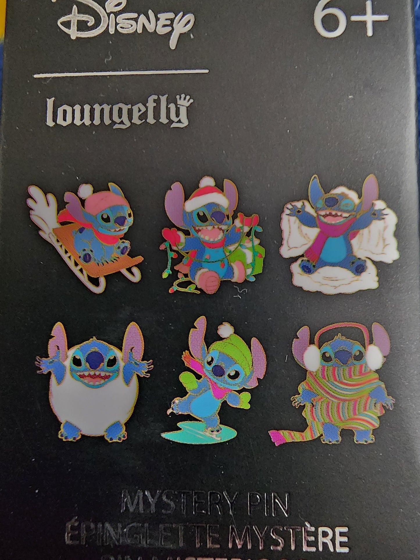 Loungefly Disney Stitch Holiday Mystery Pins