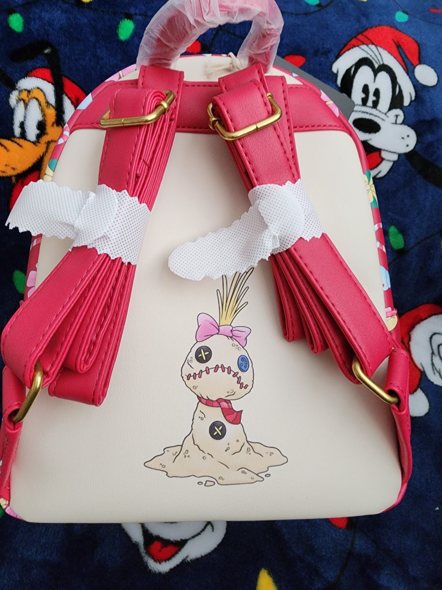 Loungefly Disney Stitch and Angel Holiday Backpack