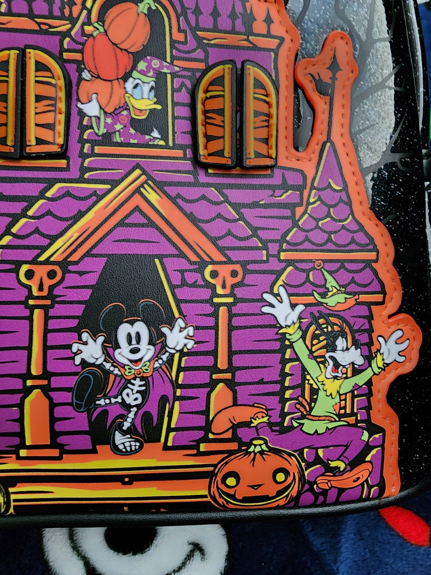 Loungefly Disneyland Parks Mickey and Friends Haunted House Halloween Exclusive Backpack