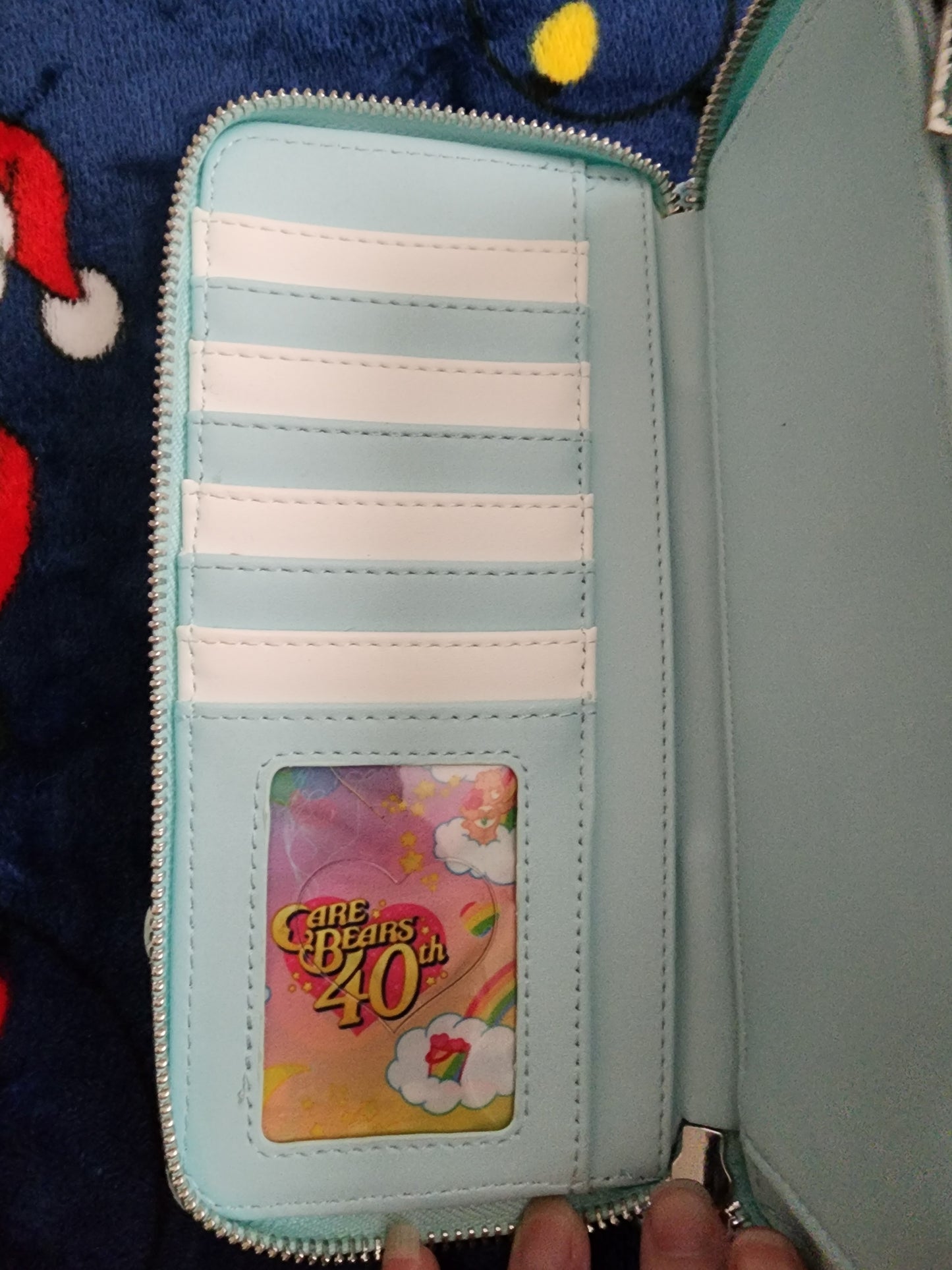 Loungefly Care Bears 40th Anniversary Clouds and Rainbows Wallet