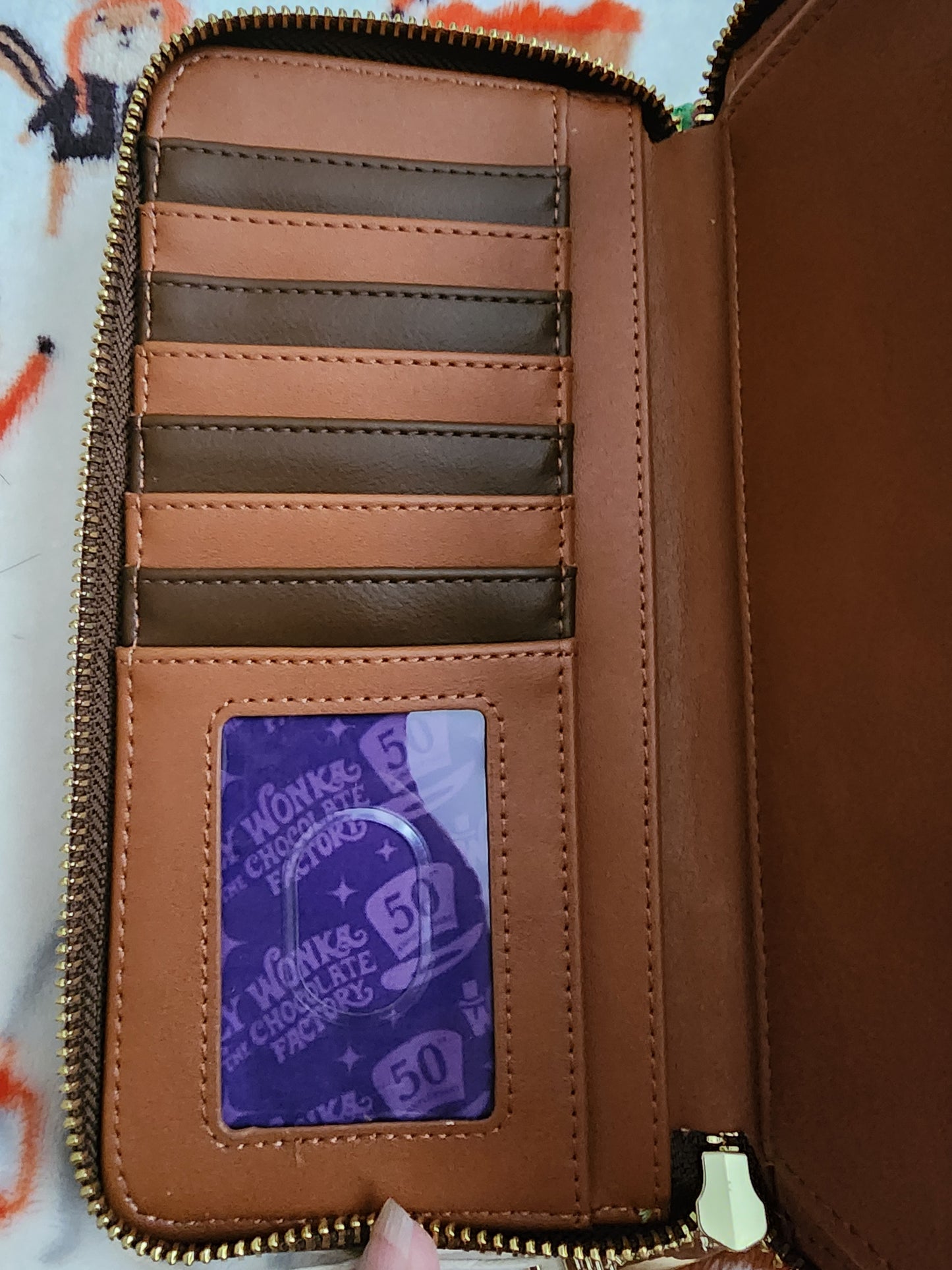 Willy Wonka and the Chocolate Factory 50th Anniversary Wallet