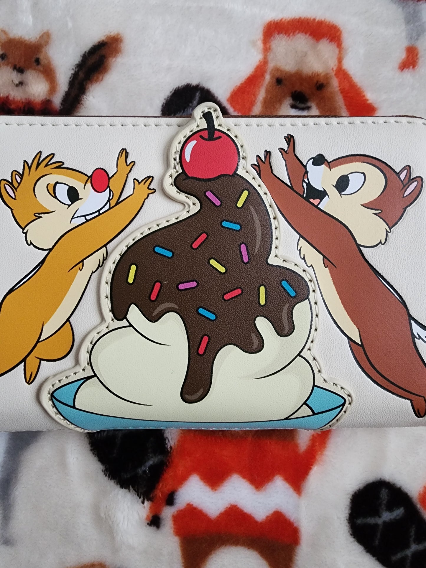 Loungefly Disney Chip and Dale Hot Fudge Sunday Wallet