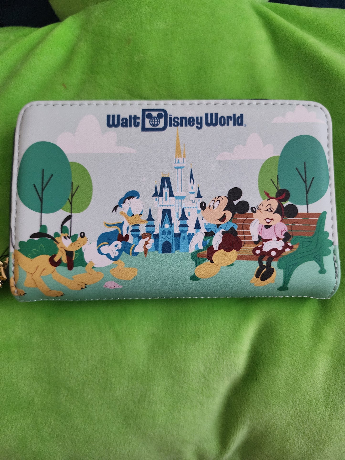 Loungefly Walt Disney World Mickey and Friends 50th Anniversary Wallet