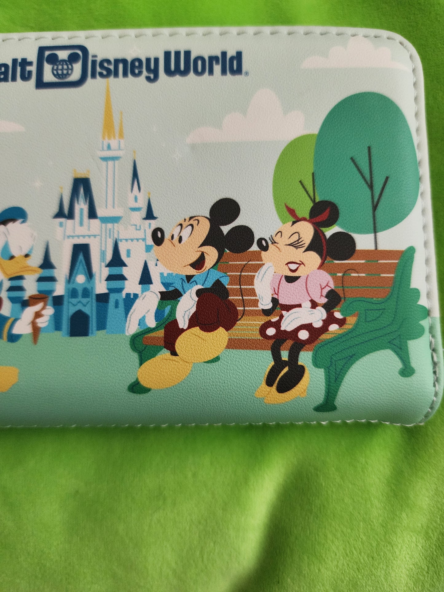 Loungefly Walt Disney World Mickey and Friends 50th Anniversary Wallet