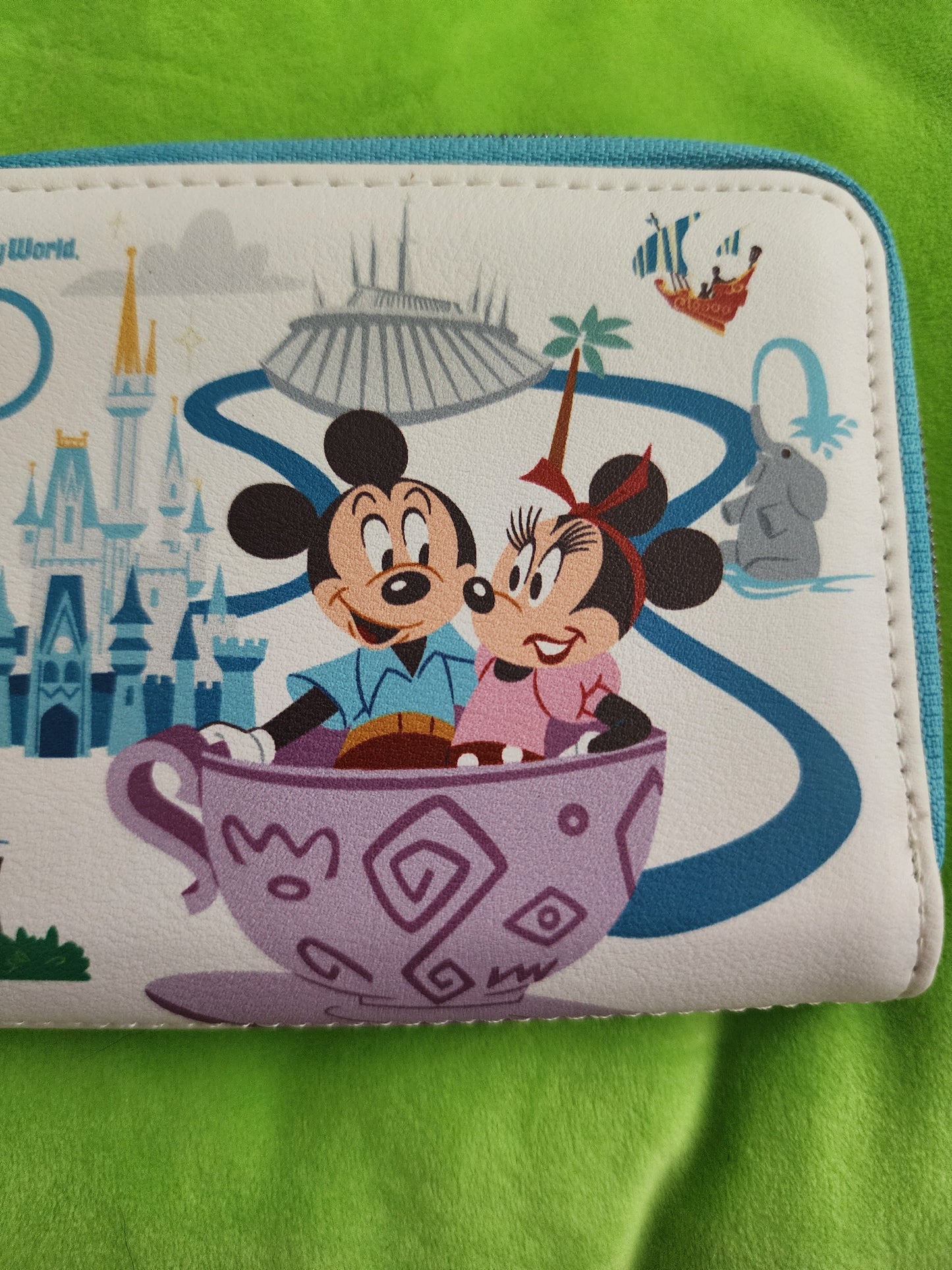 Loungefly Walt Disney World Mickey and Minnie 50th Anniversary Wallet