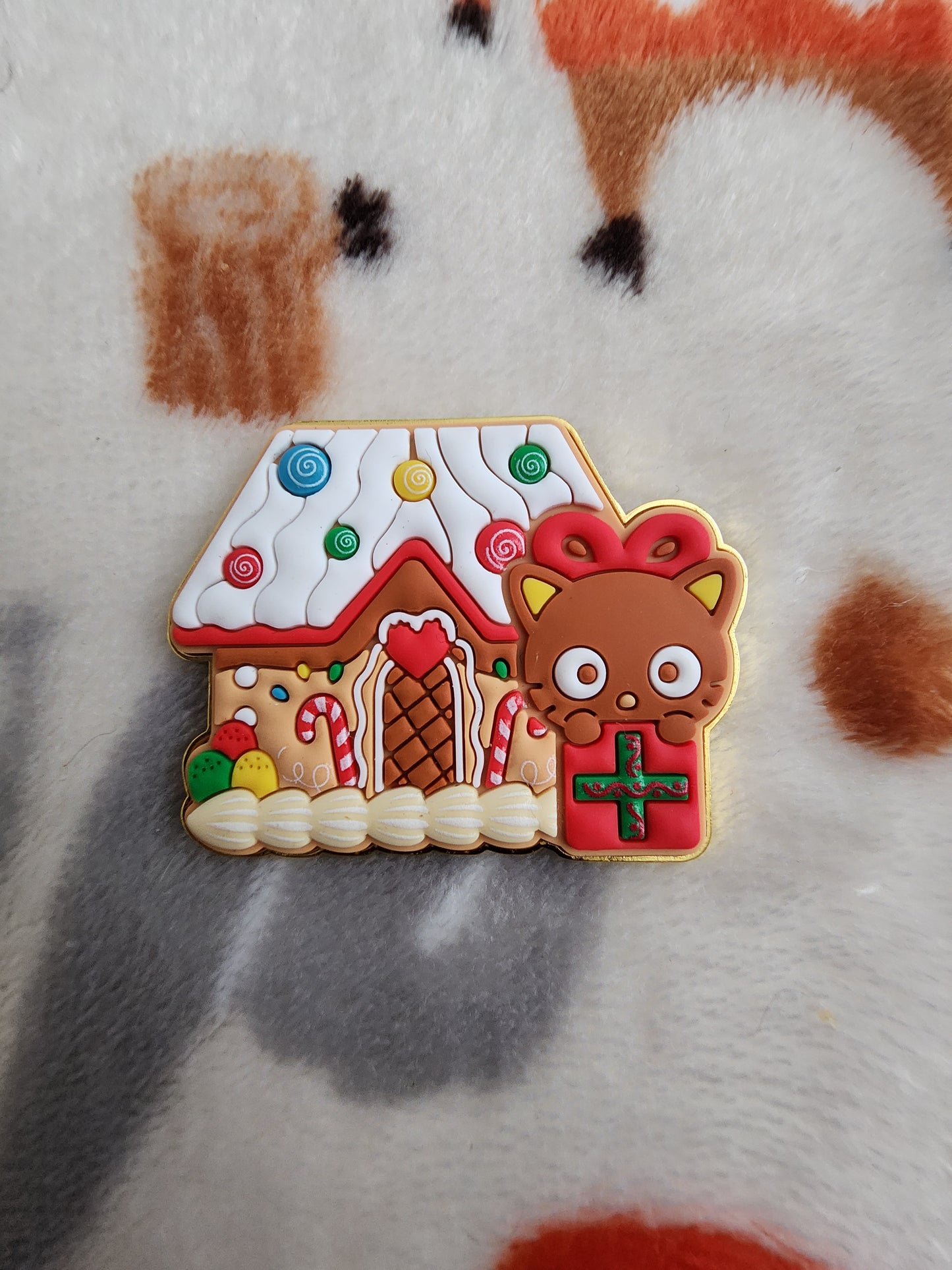 Loungefly Hello Kitty and Friends Holiday Gingerbread House Mystery Pins