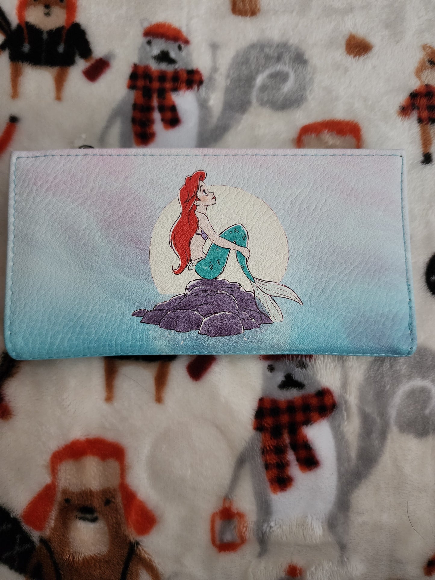 Disney Little Mermaid Ariel on Rocks Wallet