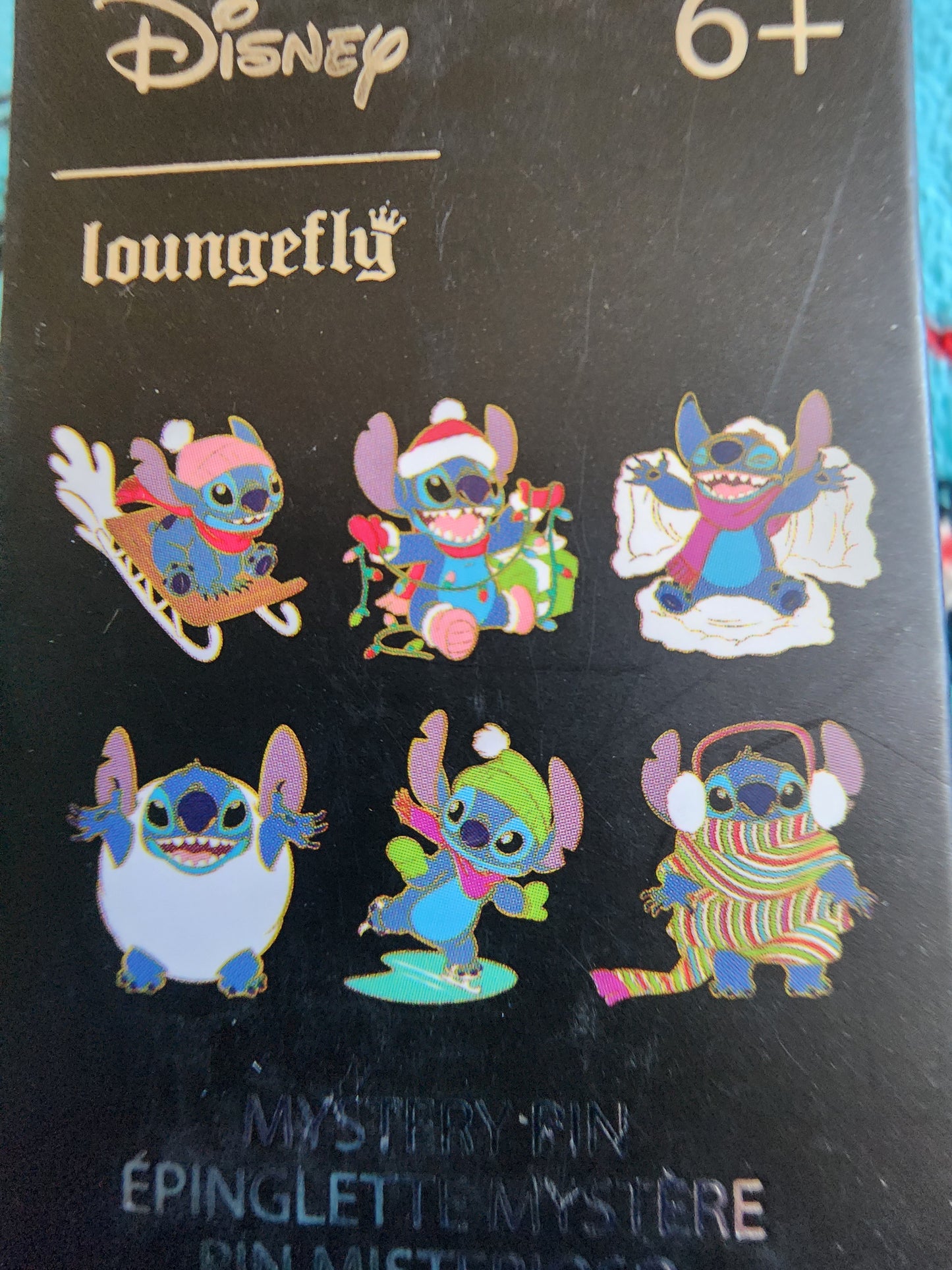 Loungefly Disney Stitch Holiday Mystery Pins