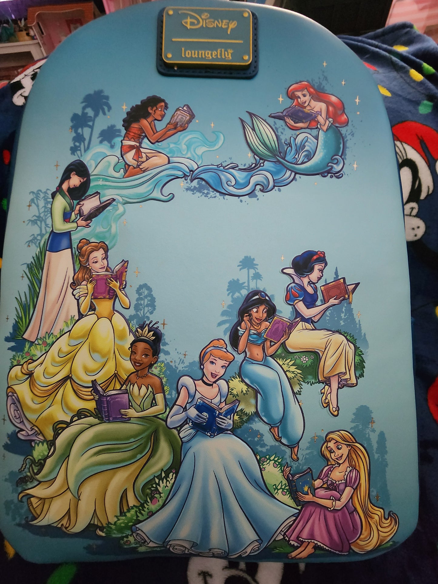 Loungefly Disney Exclusive Princess Reading Books Backpack