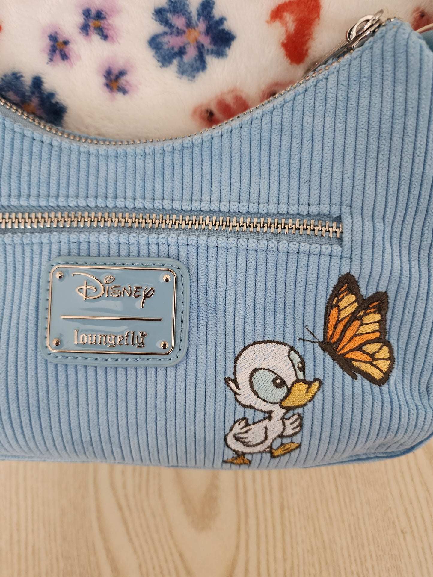 Loungefly Disney Stitch Face Corduroy Crossbody Bag