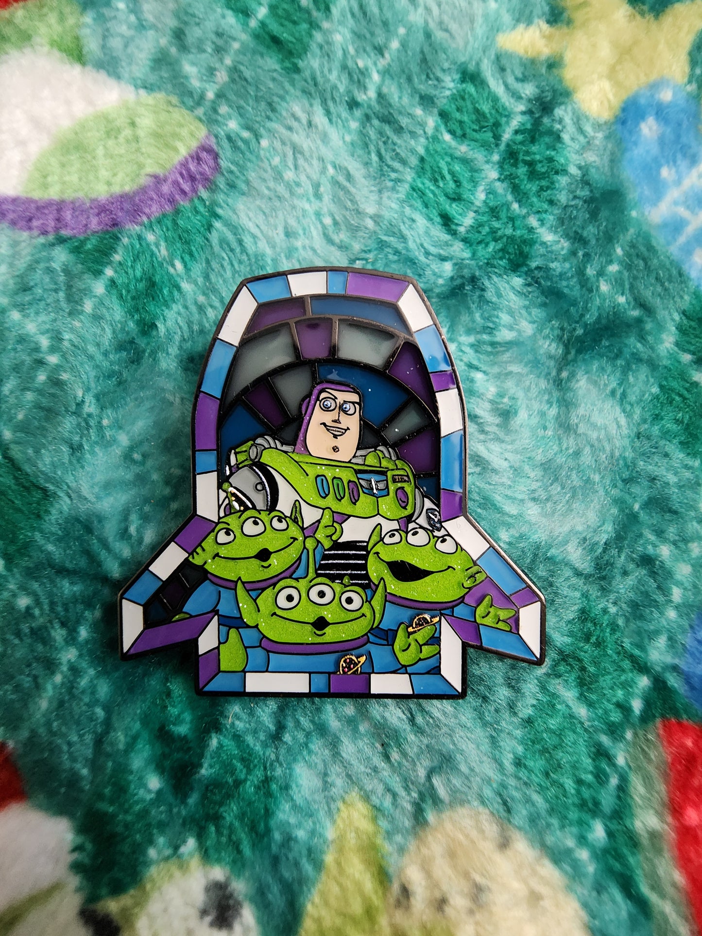 Disney Pixar Characters Stained Glass Chaser Mystery Pins