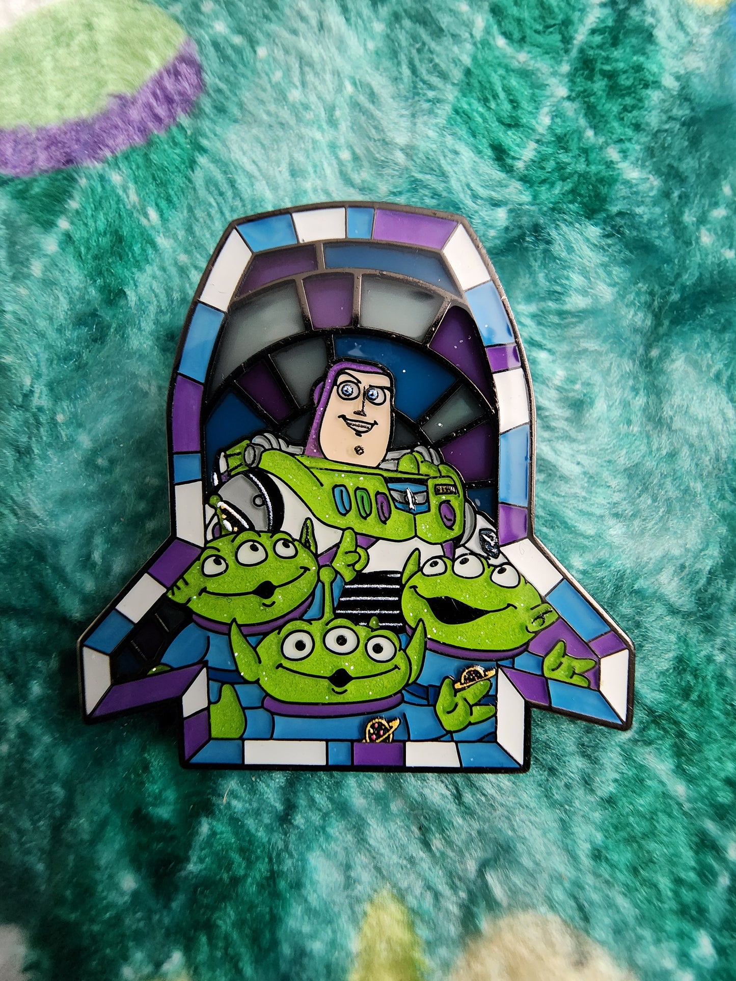 Disney Pixar Characters Stained Glass Chaser Mystery Pins