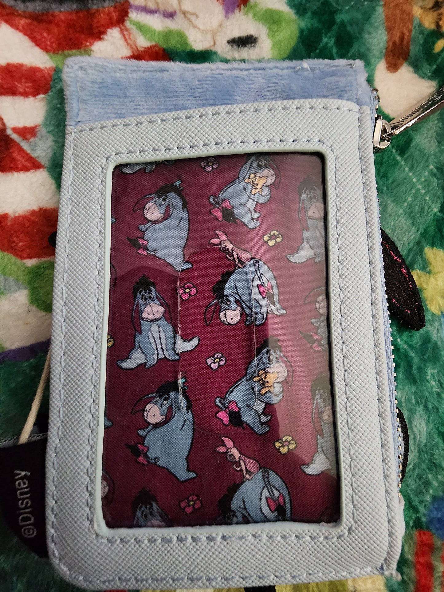 Loungefly Disney Eeyore and Piglet Floral Card Holder