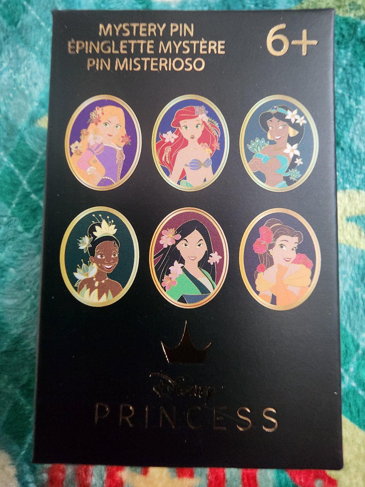 Loungefly Disney Princesses Floral Portrait Mystery Pins