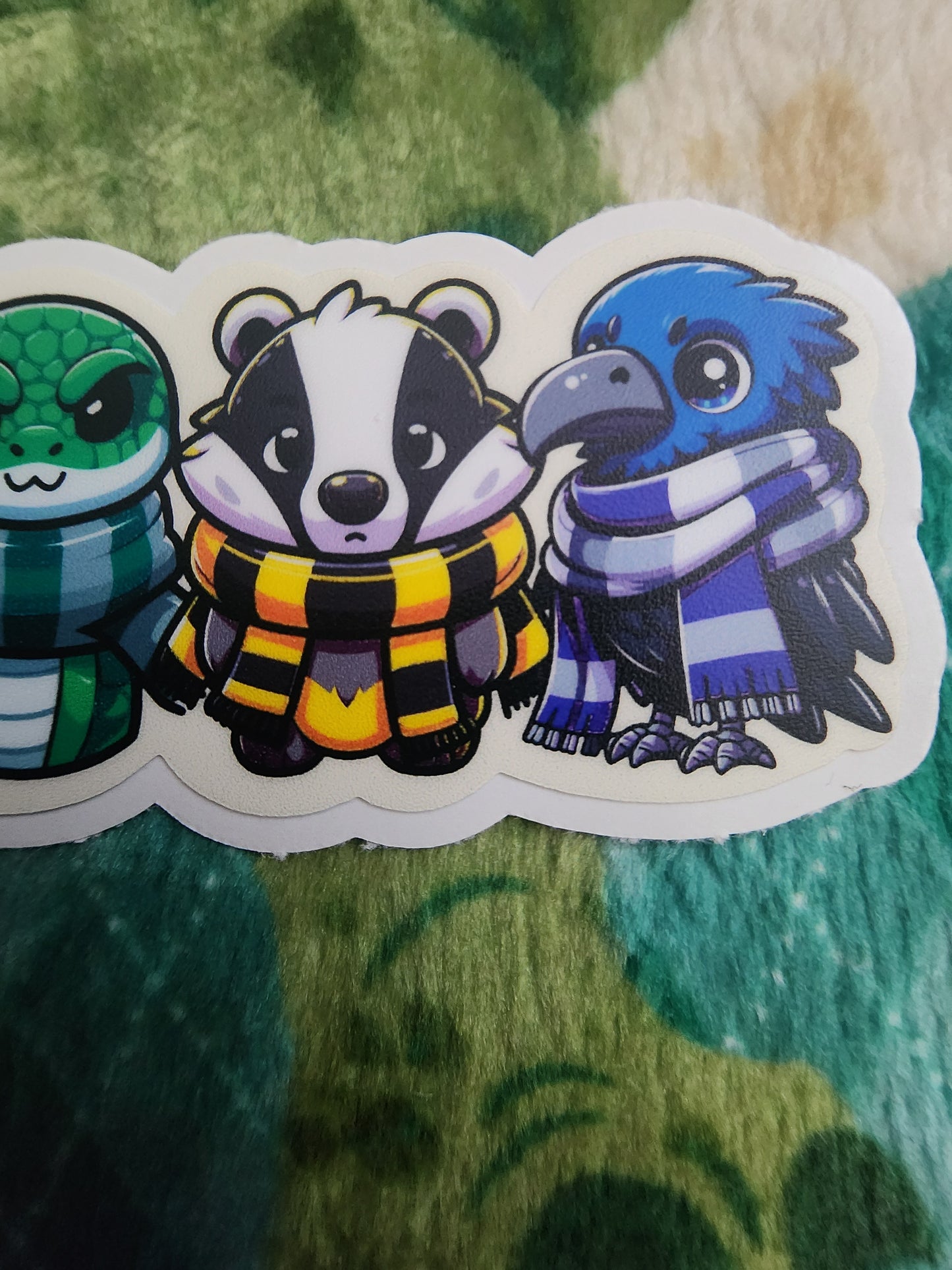 Harry Potter Hogwarts School's 4 Houses Mascots and Colors Sticker