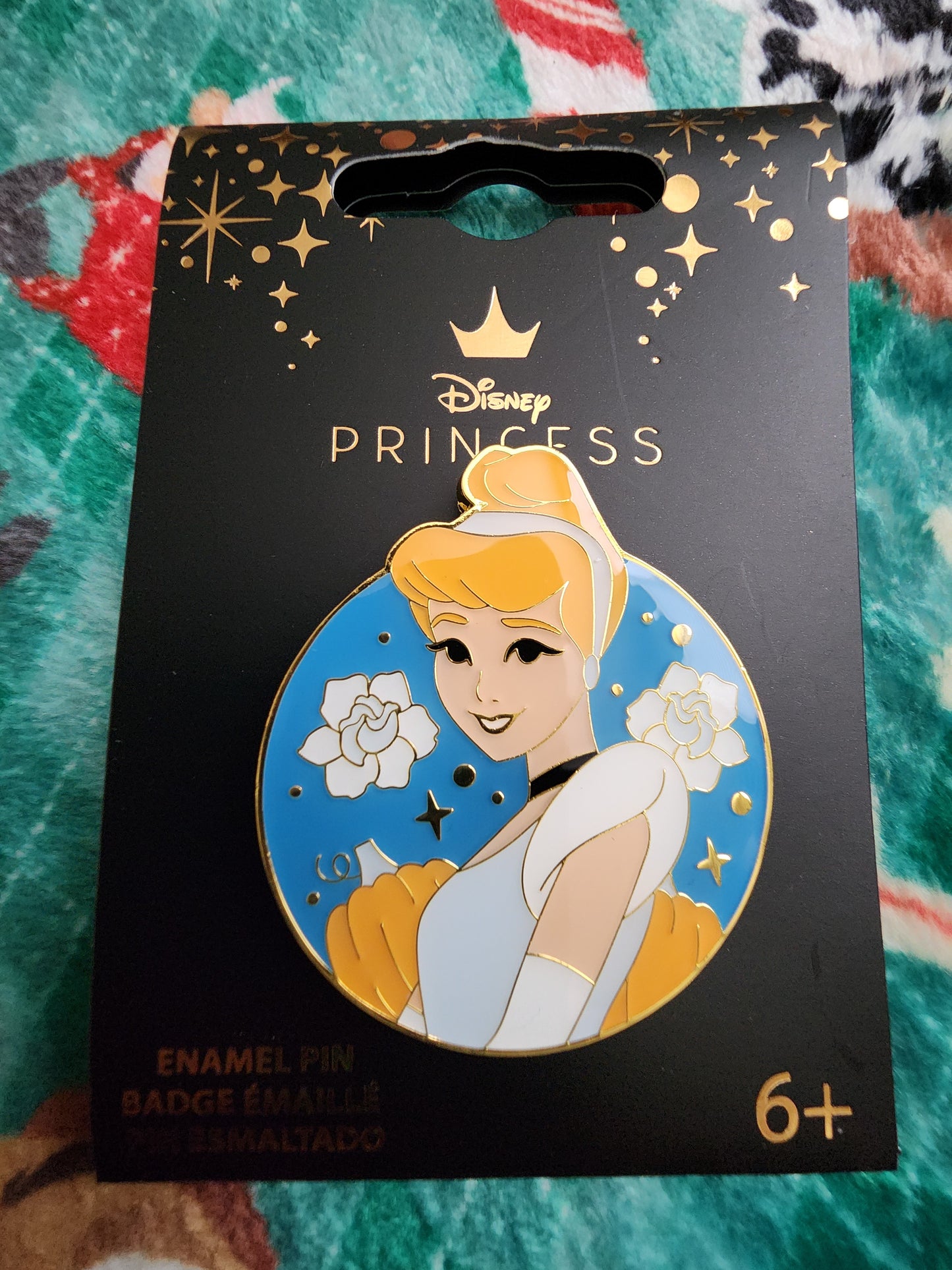 Loungefly Disney Cinderella Portrait Circular Pin