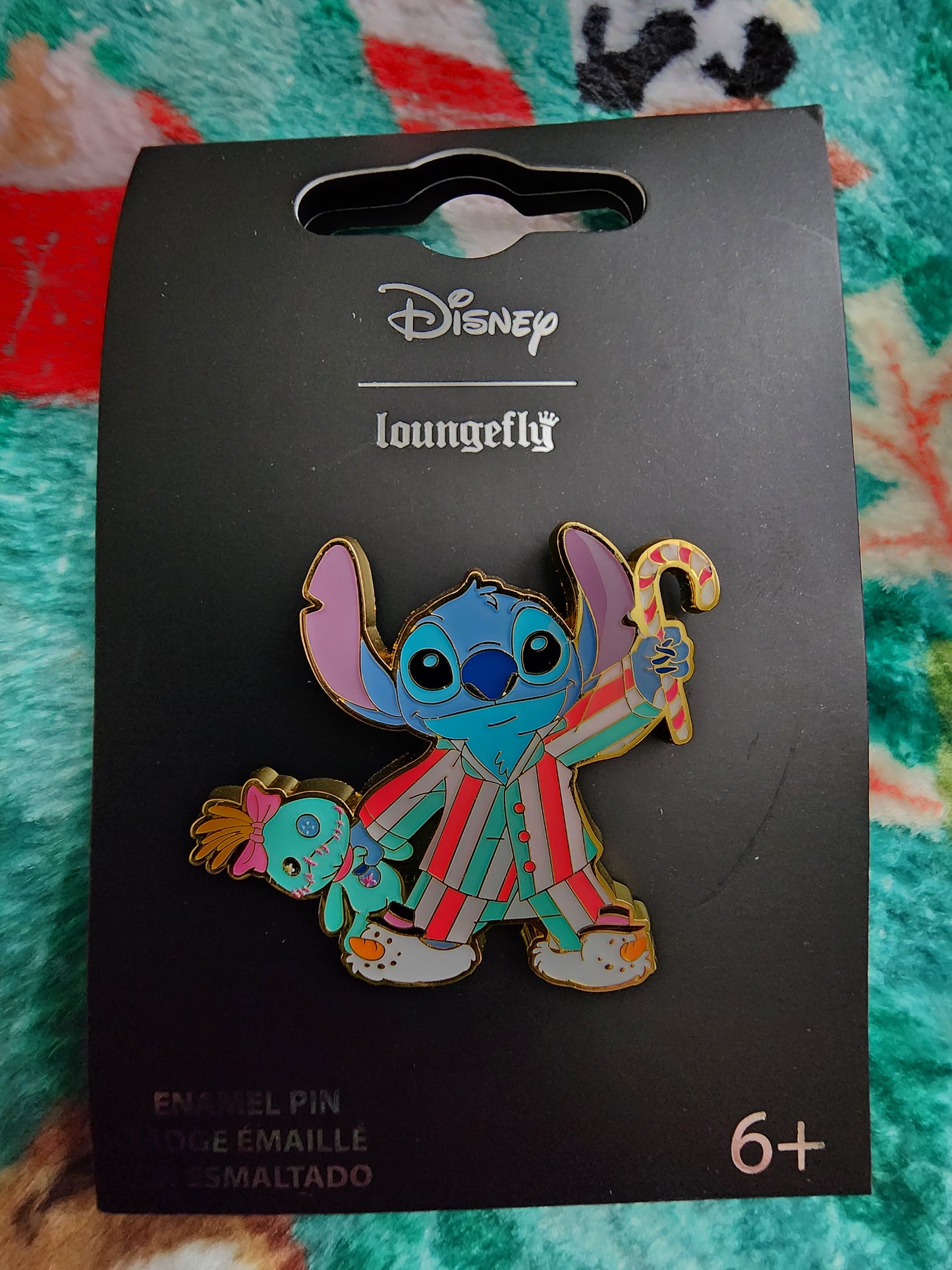 Loungefly Disney Stitch Sleep Over Pin