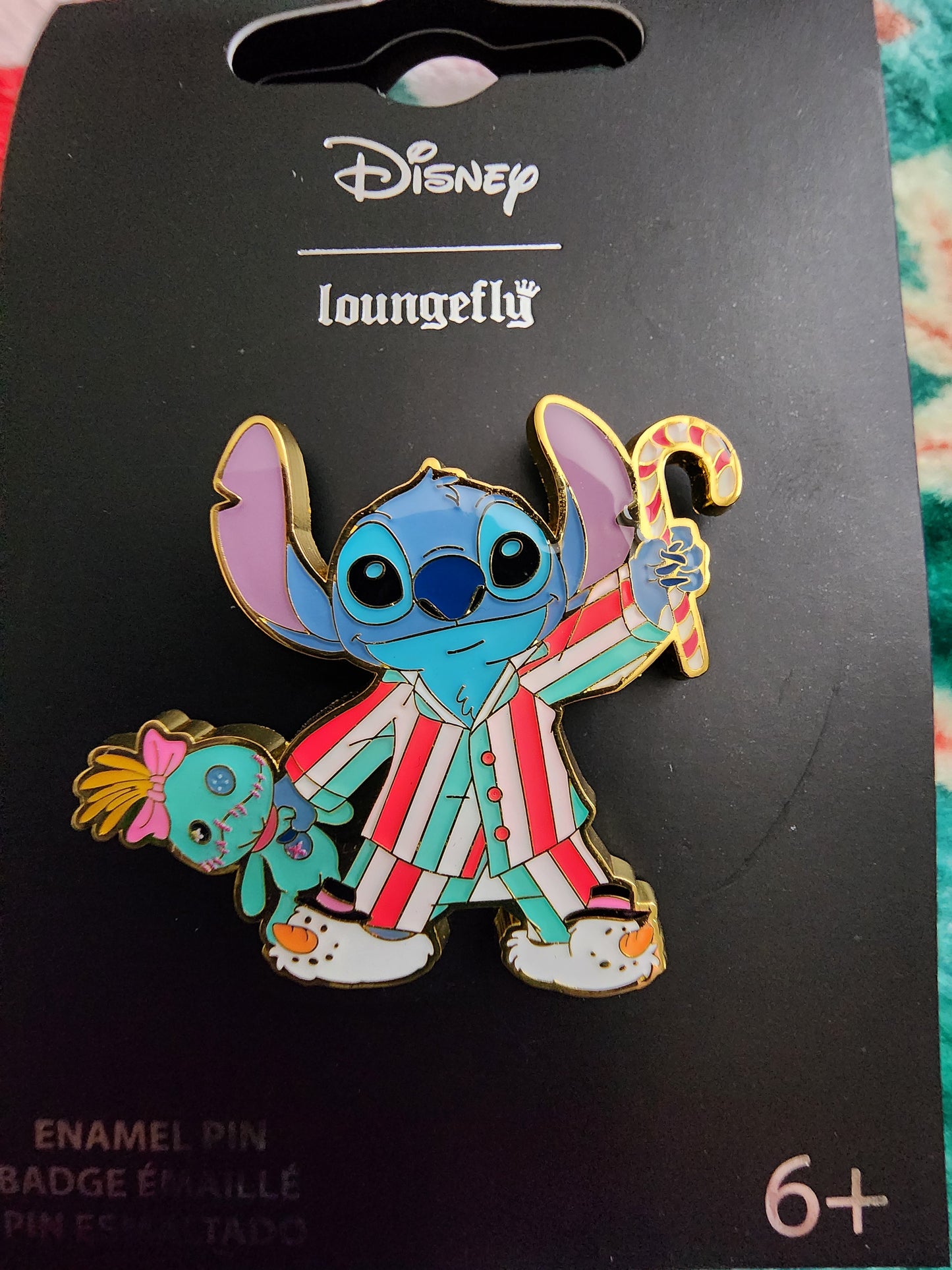 Loungefly Disney Stitch Sleep Over Pin