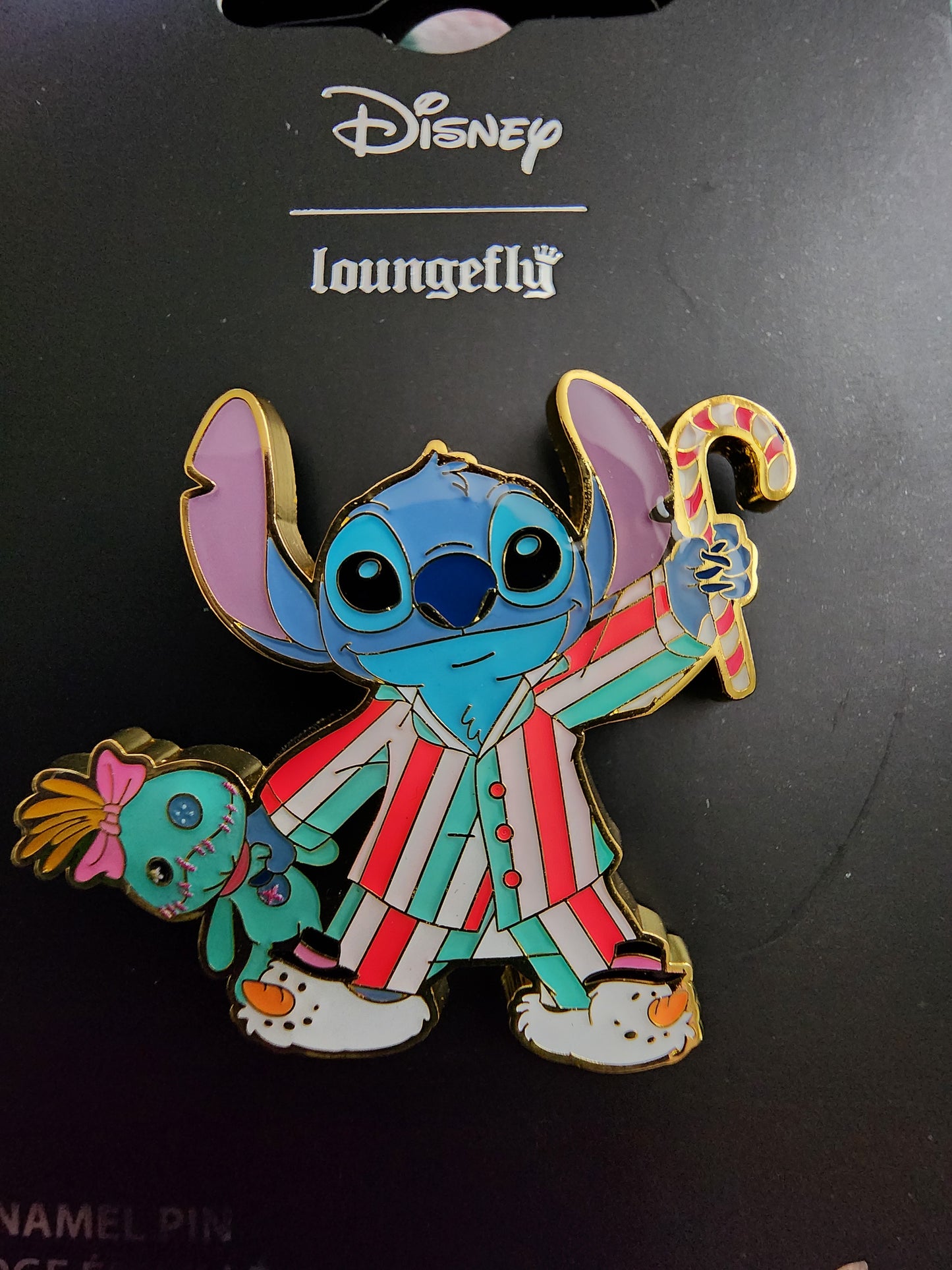 Loungefly Disney Stitch Sleep Over Pin