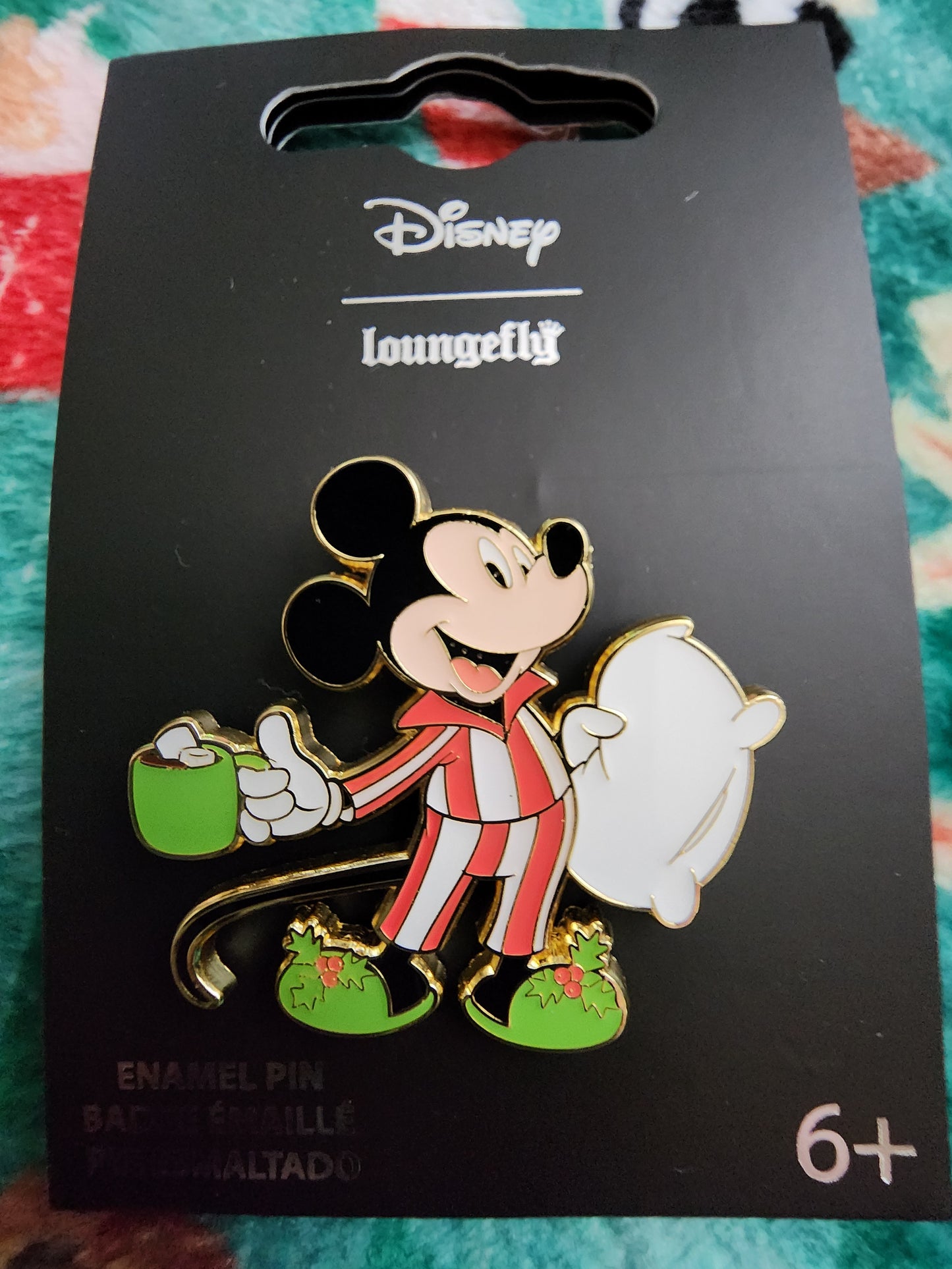 Loungefly Disney Mickey Mouse Sleep Over Pin