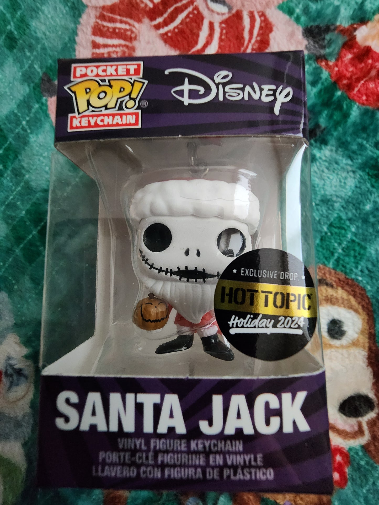 Funko Pocket Pop Exclusive Nightmare Before Christmas Santa Jack Keychain