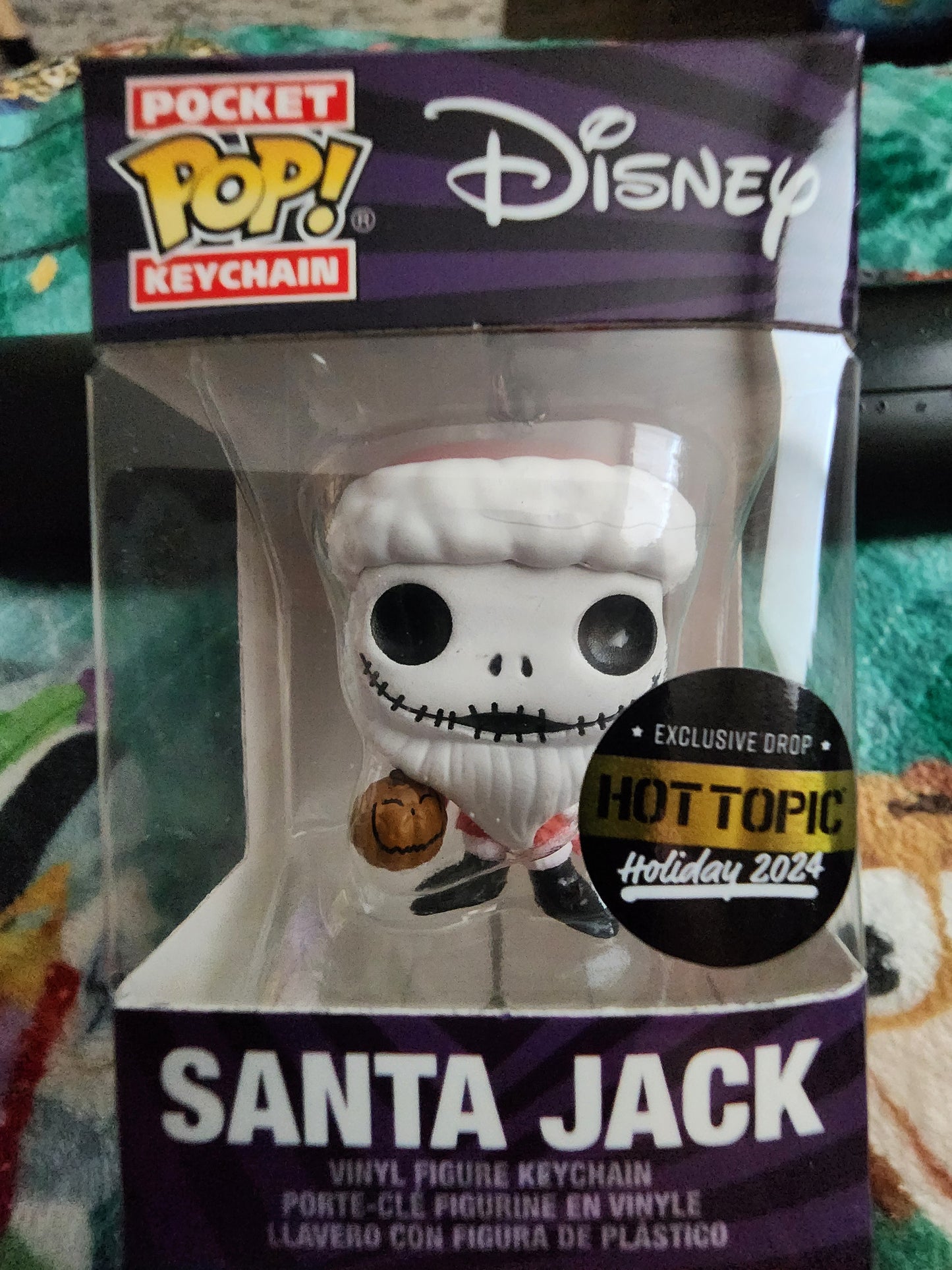 Funko Pocket Pop Exclusive Nightmare Before Christmas Santa Jack Keychain