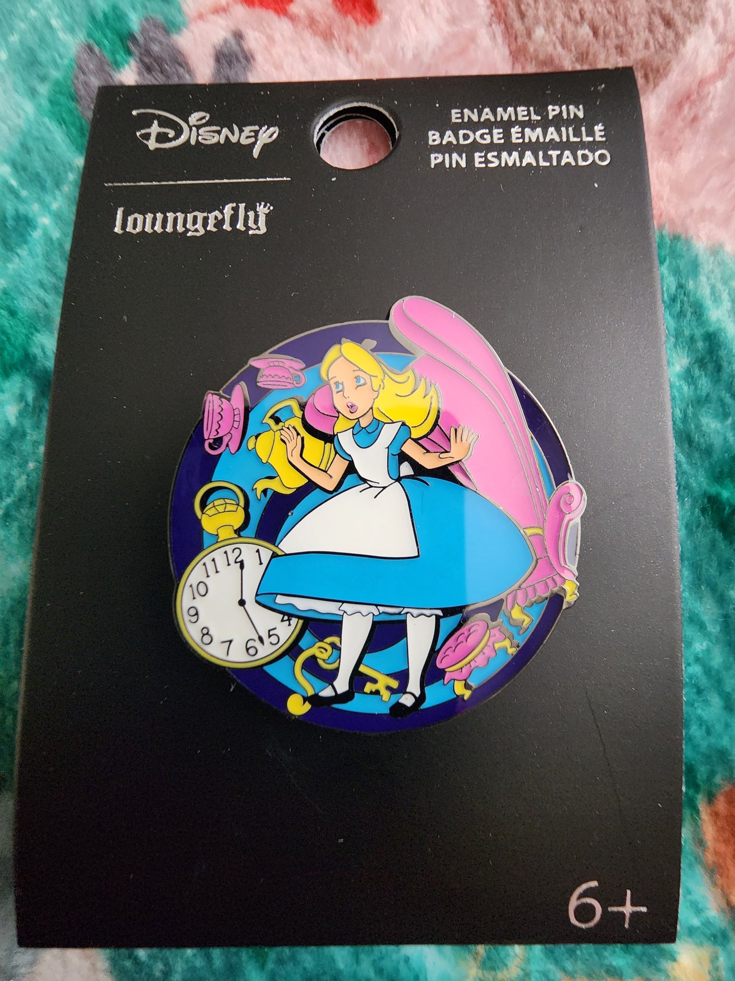 Loungefly Disney Alice in Wonderland Falling Down the Rabbit Hole Pin