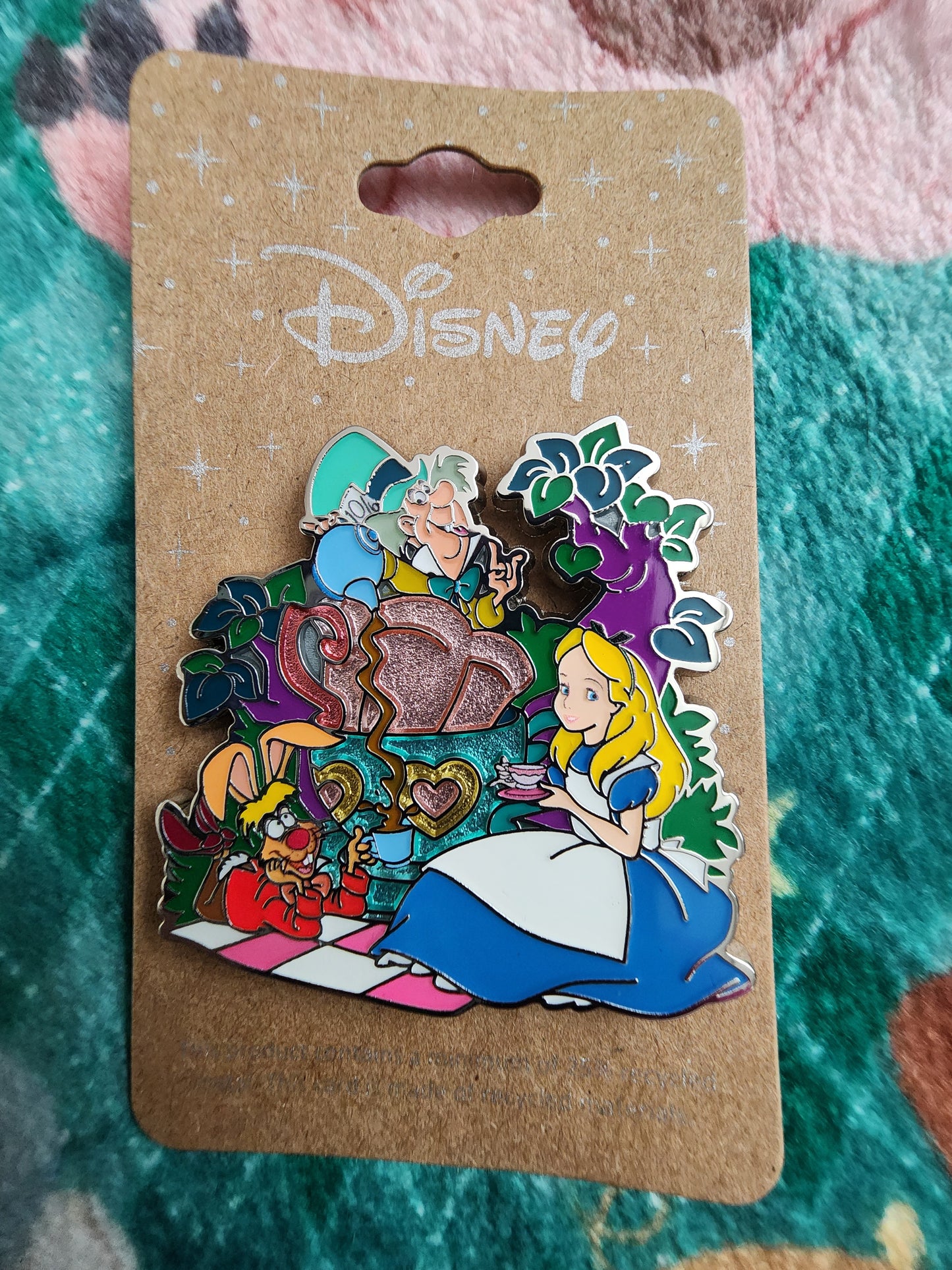 Loungefly Disney Alice in Wonderland Tea Party Pin