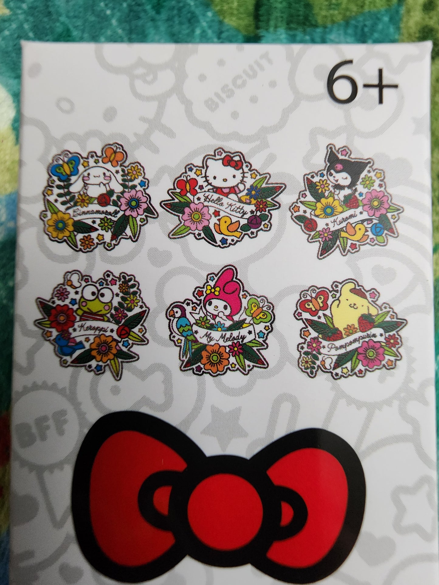 Loungefly Hello Kitty and Friends Floral Tattoo Mystery Pins