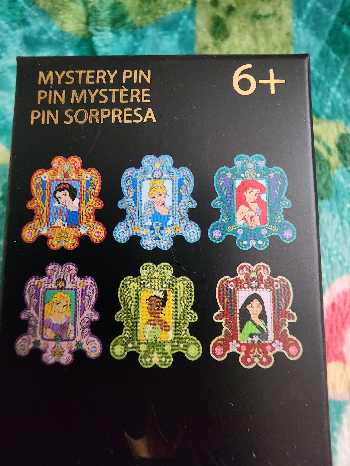 Loungefly Disney Princess Jeweled Portrait Frame Mystery Pins