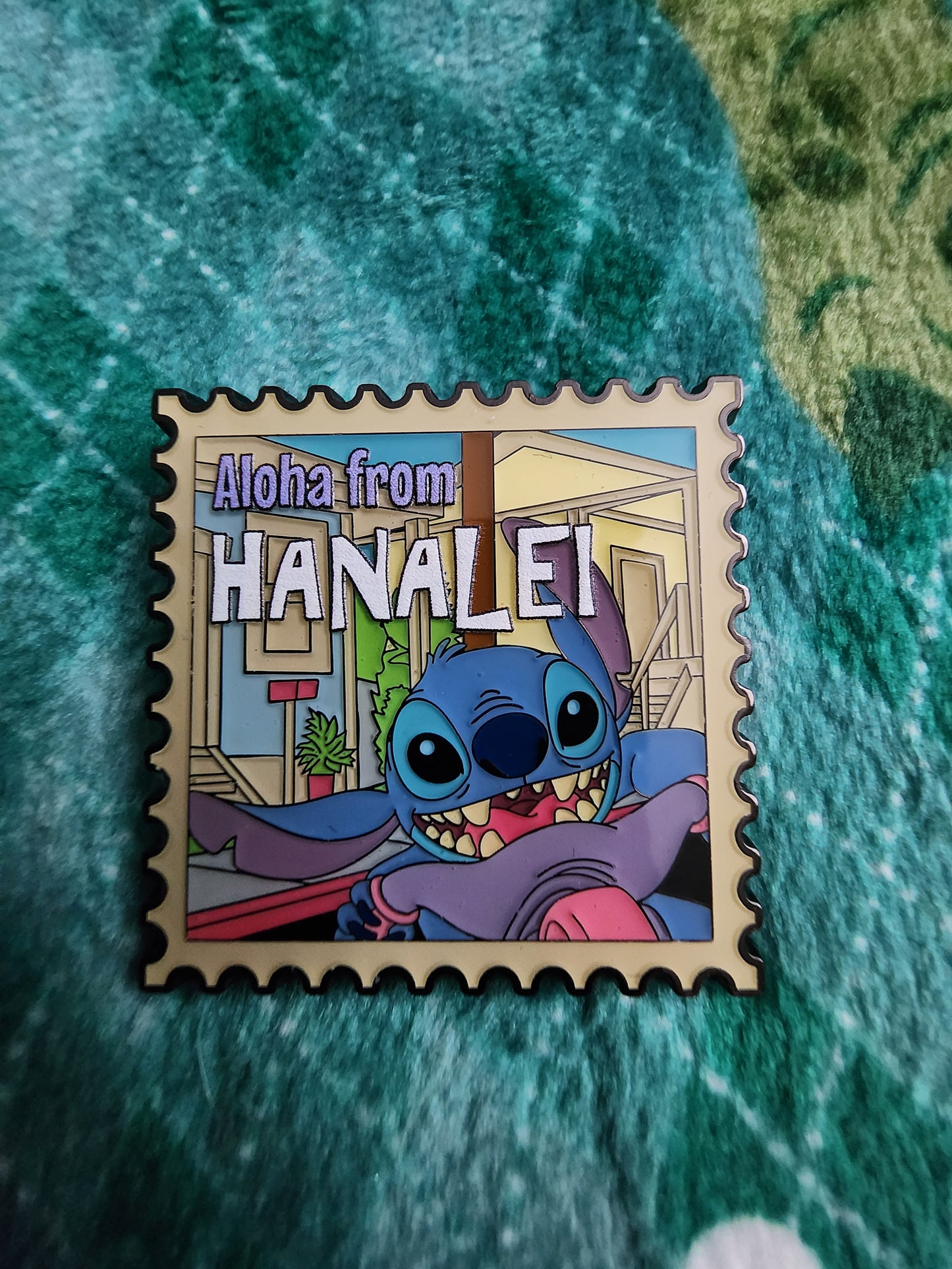 Loungefly Disney Stitch Hawaiian Stamps Mystery Pins