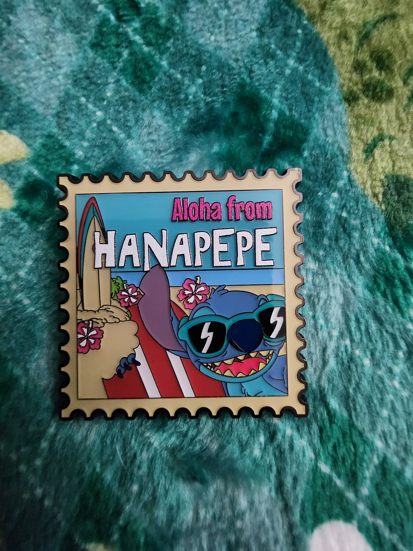 Loungefly Disney Stitch Hawaiian Stamps Mystery Pins