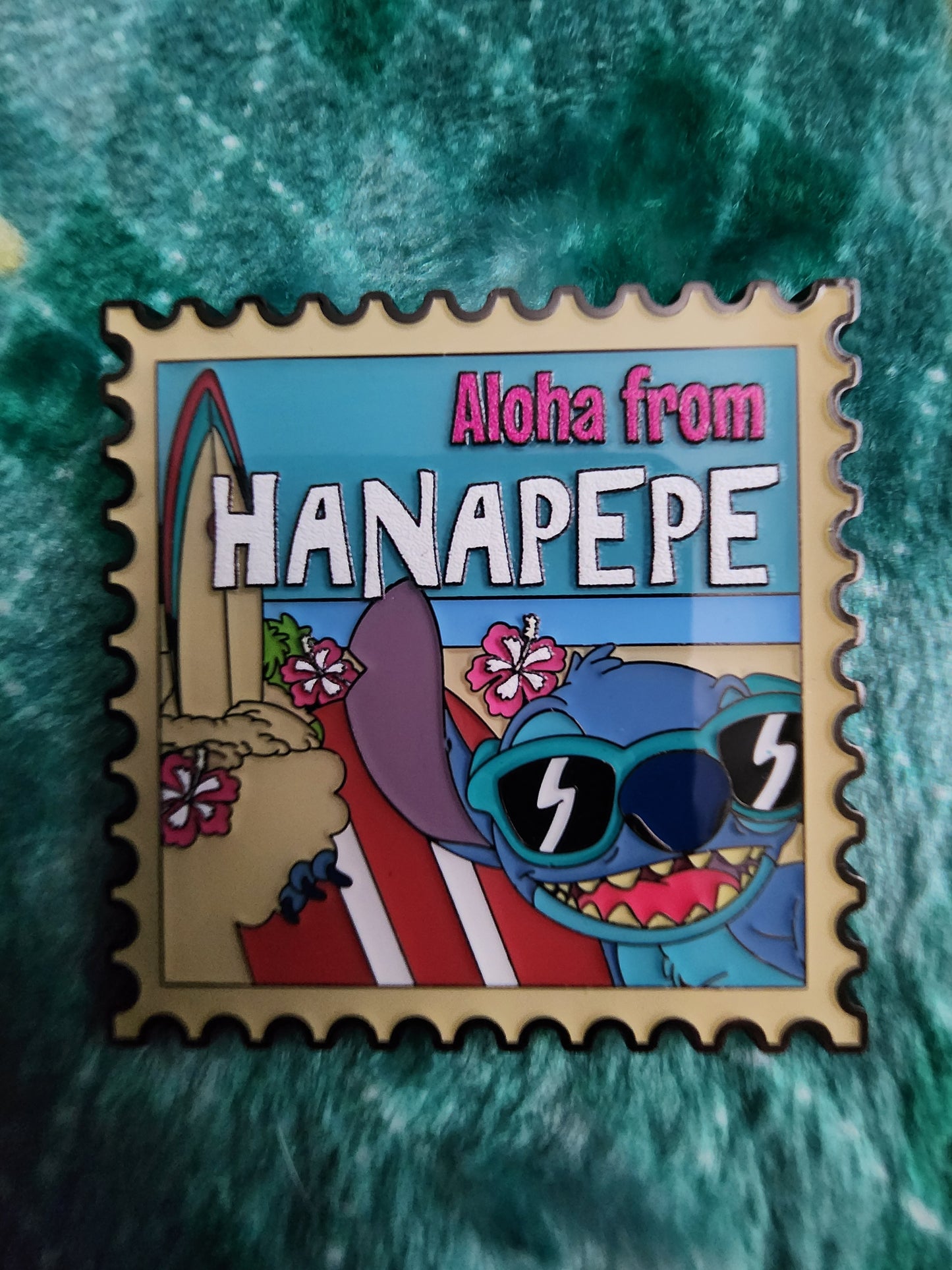 Loungefly Disney Stitch Hawaiian Stamps Mystery Pins