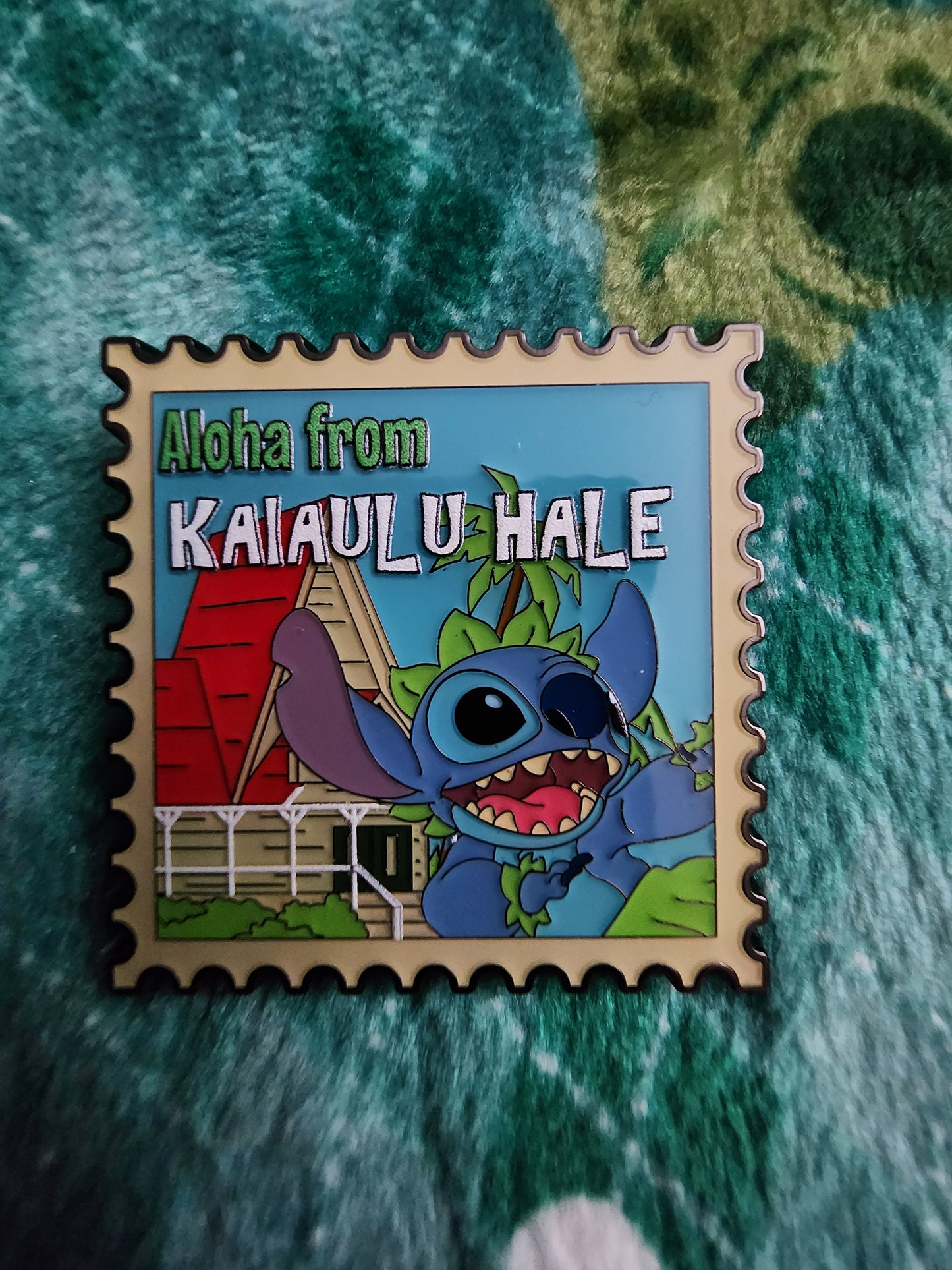 Loungefly Disney Stitch Hawaiian Stamps Mystery Pins