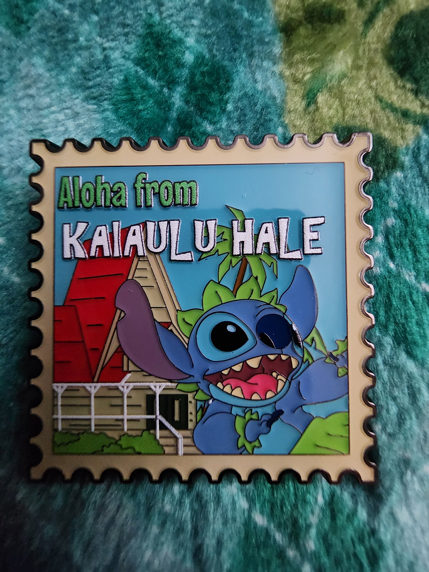 Loungefly Disney Stitch Hawaiian Stamps Mystery Pins